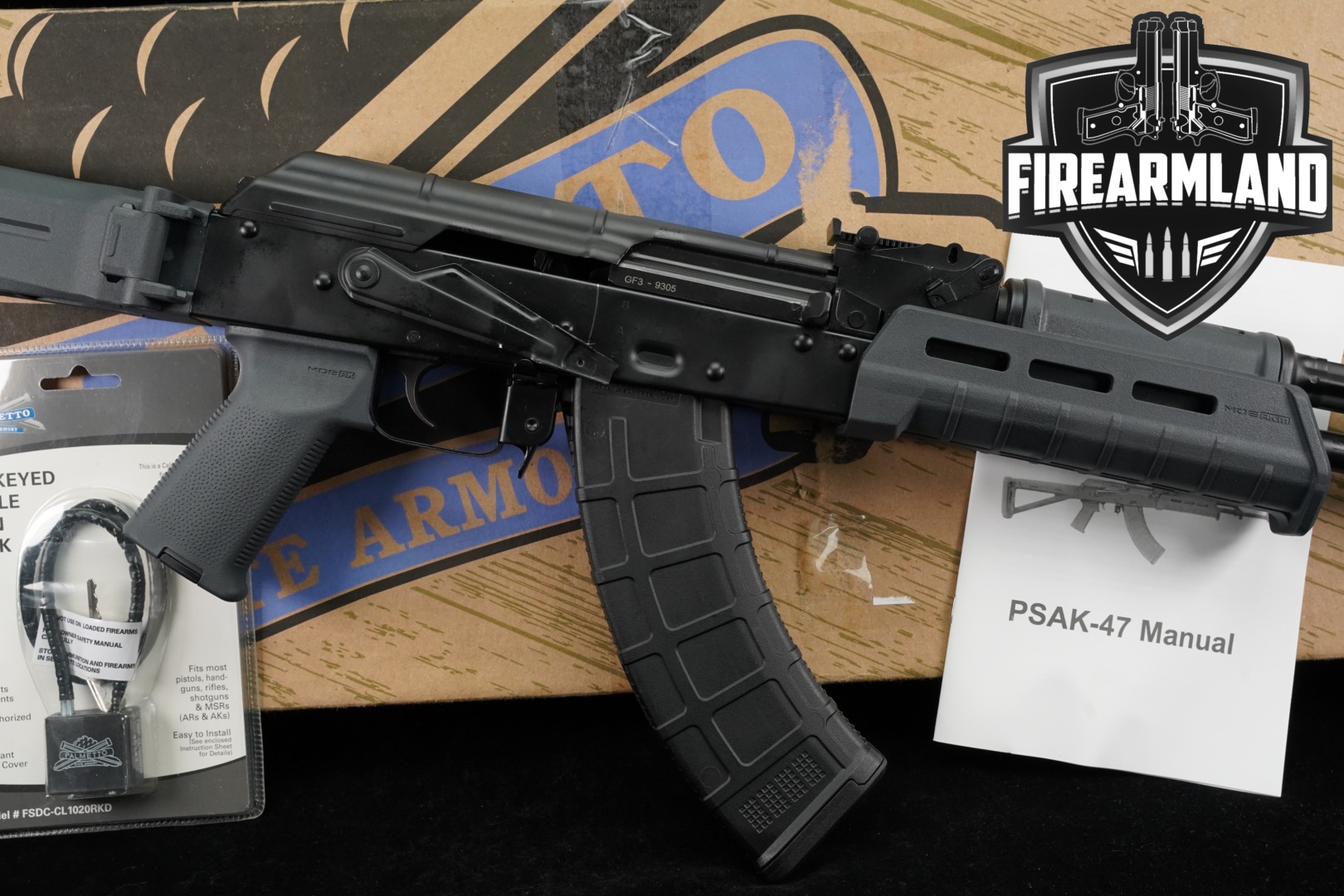 Palmetto State Armory (PSA) PSAK-47 GF3 Zhukov-S 7.62x39 Black & Synthetic in Excellent Condition Thumbnail