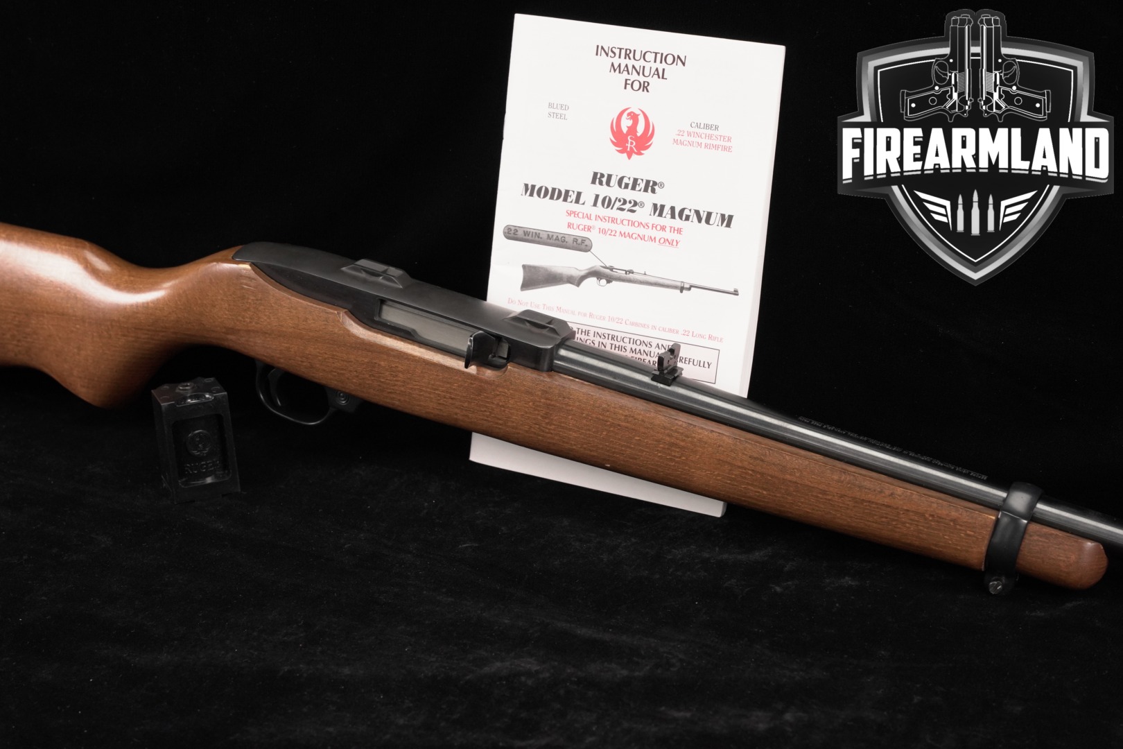 2002 Ruger 10/22 Magnum Carbine 22 WMR 18.5" 10 1022 +2 MAGS-img-0