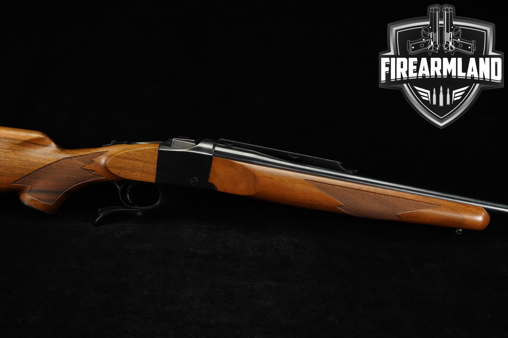 1976 Sturm Ruger No.1 1-B Standard Sporter; Bicentennial .22-250 Rem. Blued & Walnut in Very Good Condition Thumbnail