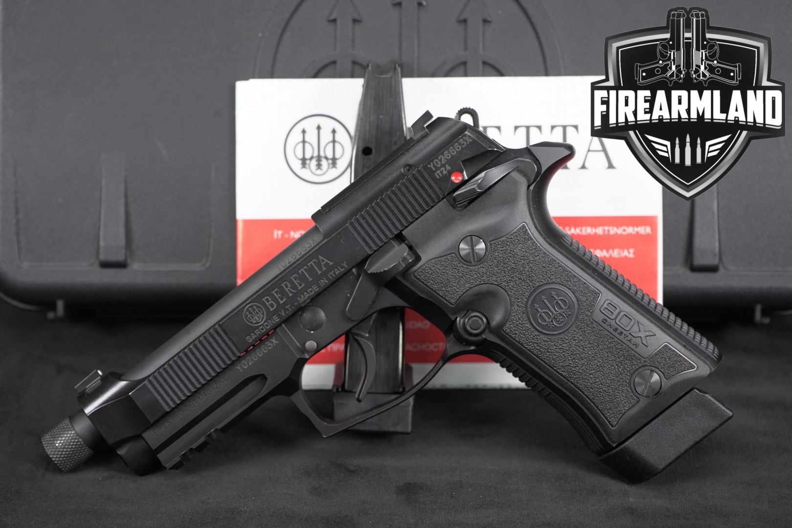 Used Beretta 80X Cheetah Tactical Urban Auction | FirearmLand