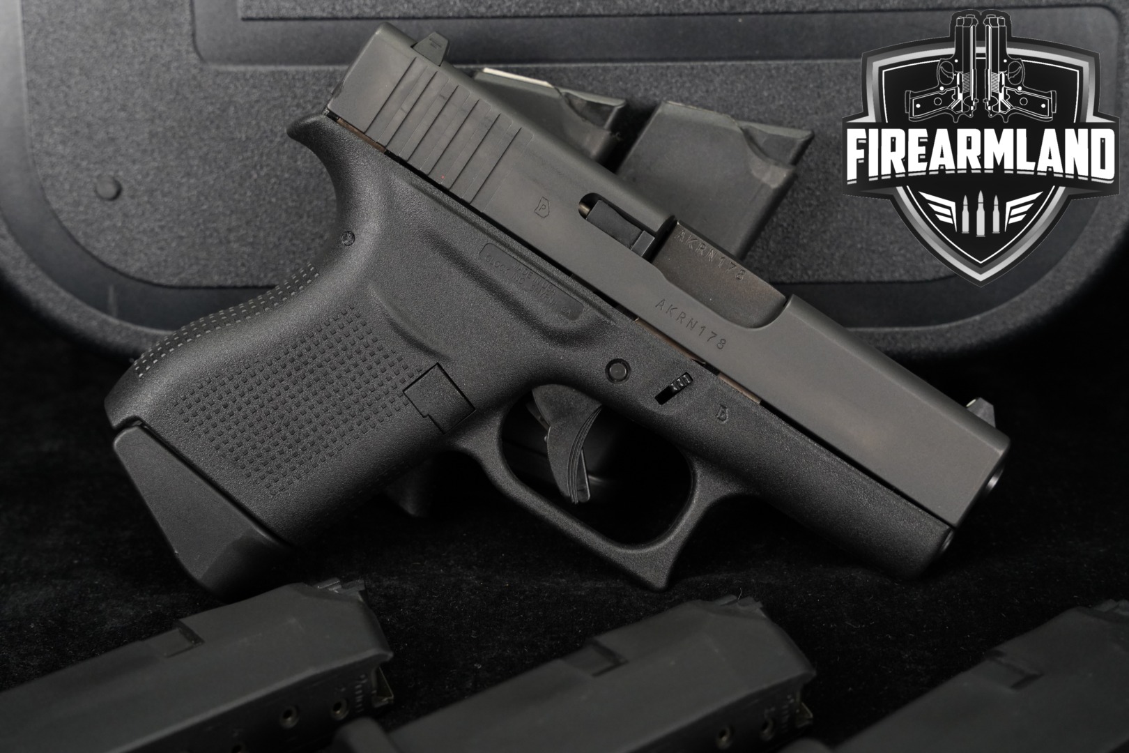 Glock G43 9mm Luger Black in Very Good Condition Thumbnail