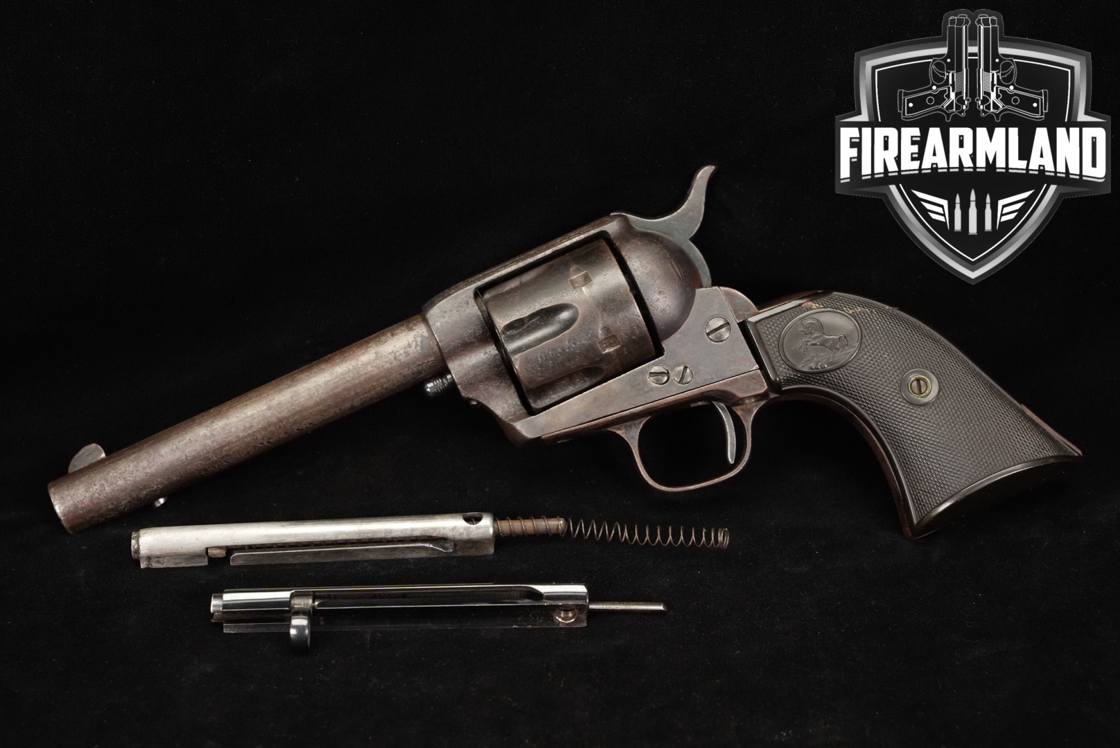 1880 Colt Model 1873 Single Action Army First Generation, Black Powder Frame .45 Colt Color Case Hardened & Blued in Poor Condition Thumbnail