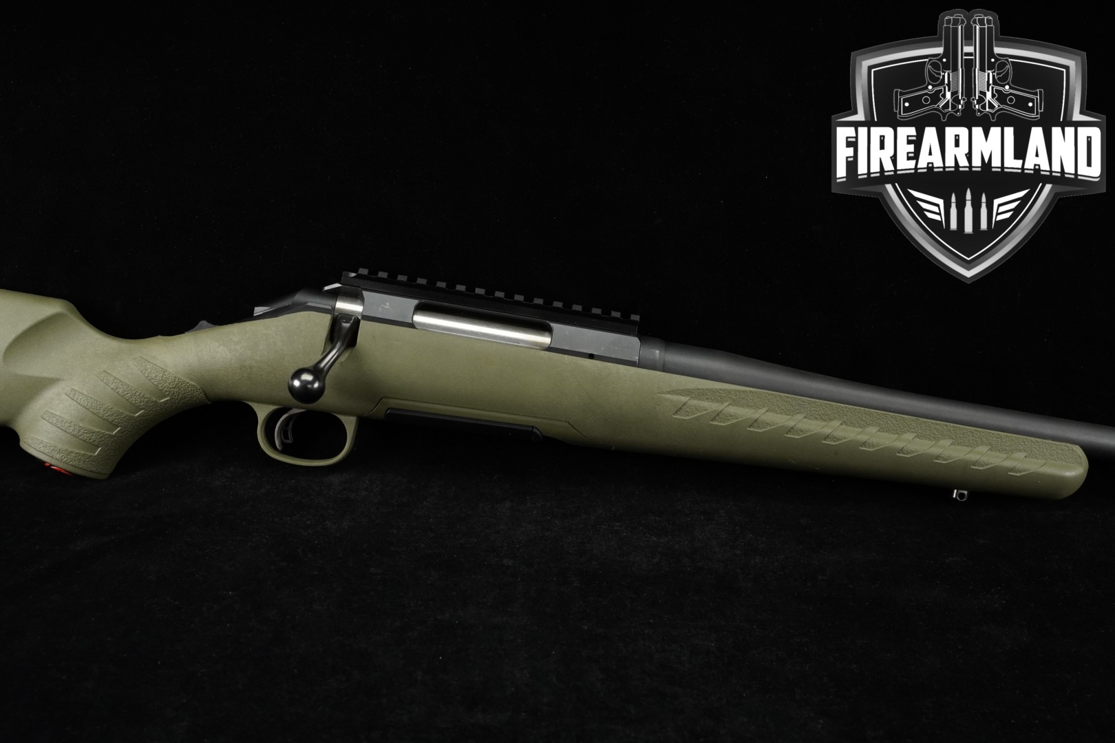 2021 Sturm Ruger Ruger American Rifle Predator 6.5 Creedmoor Black & Moss Green in Very Good Condition Thumbnail