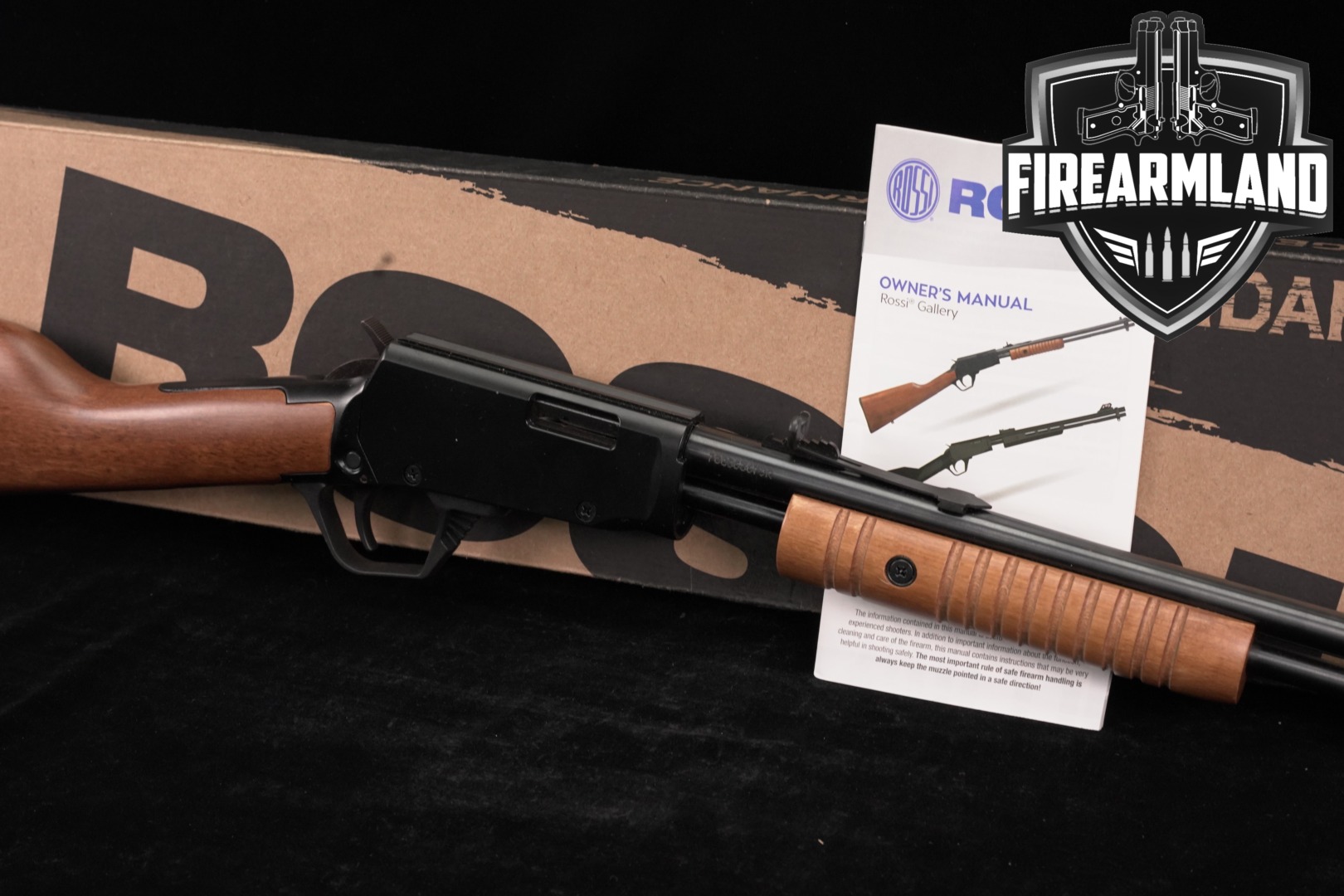 Rossi Gallery 22LR 18" Blued & Hardwood +ORIG BOX-img-0