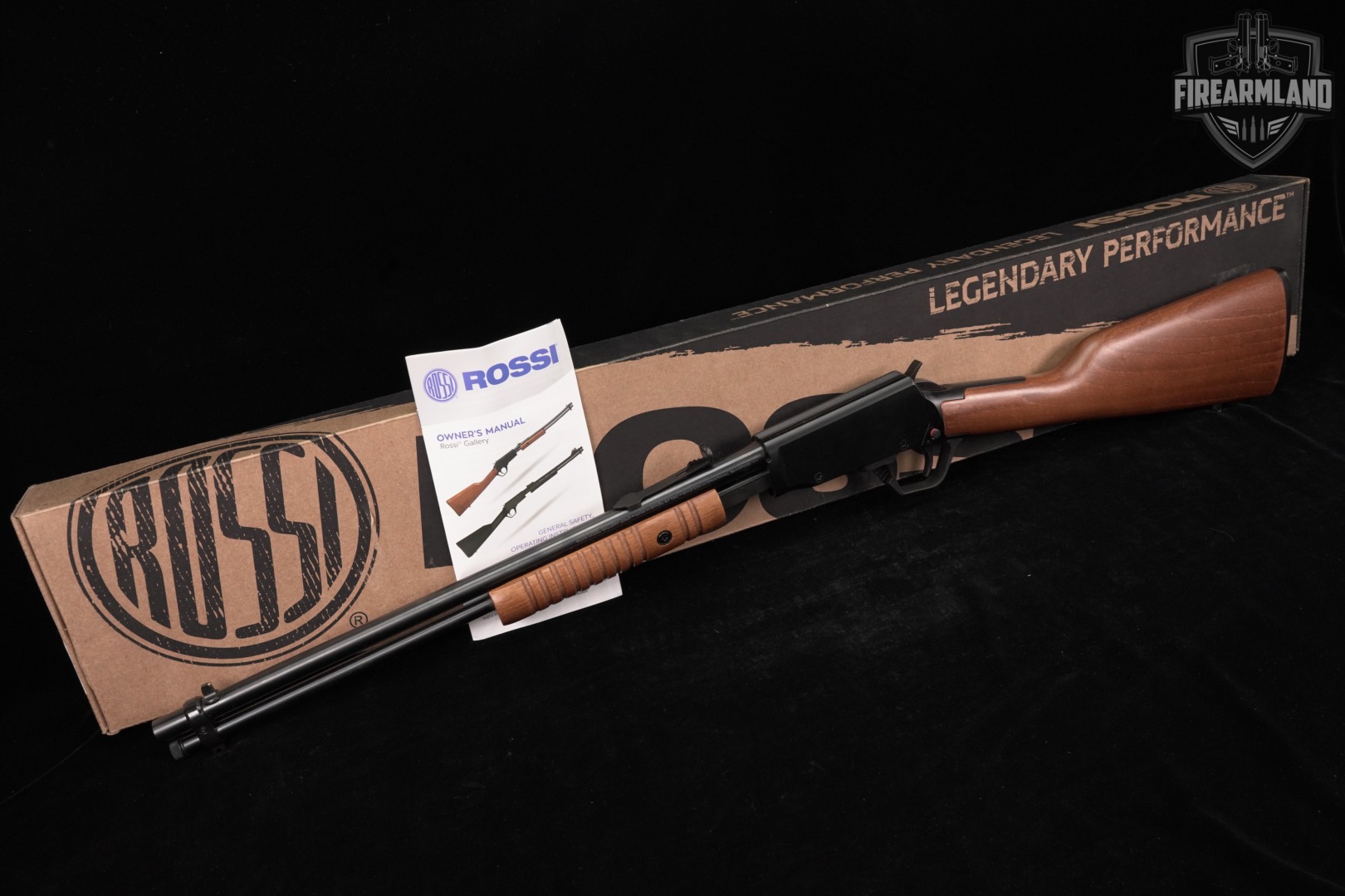 Rossi Gallery 22LR 18" Blued & Hardwood +ORIG BOX-img-2