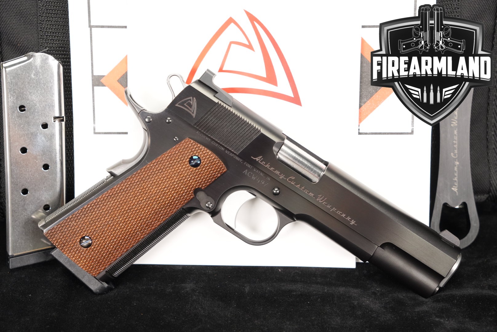 Alchemy Custom Weaponry Prime Elite 45 ACP 1911 ACW +2 MAGS & ORIG CASE-img-0