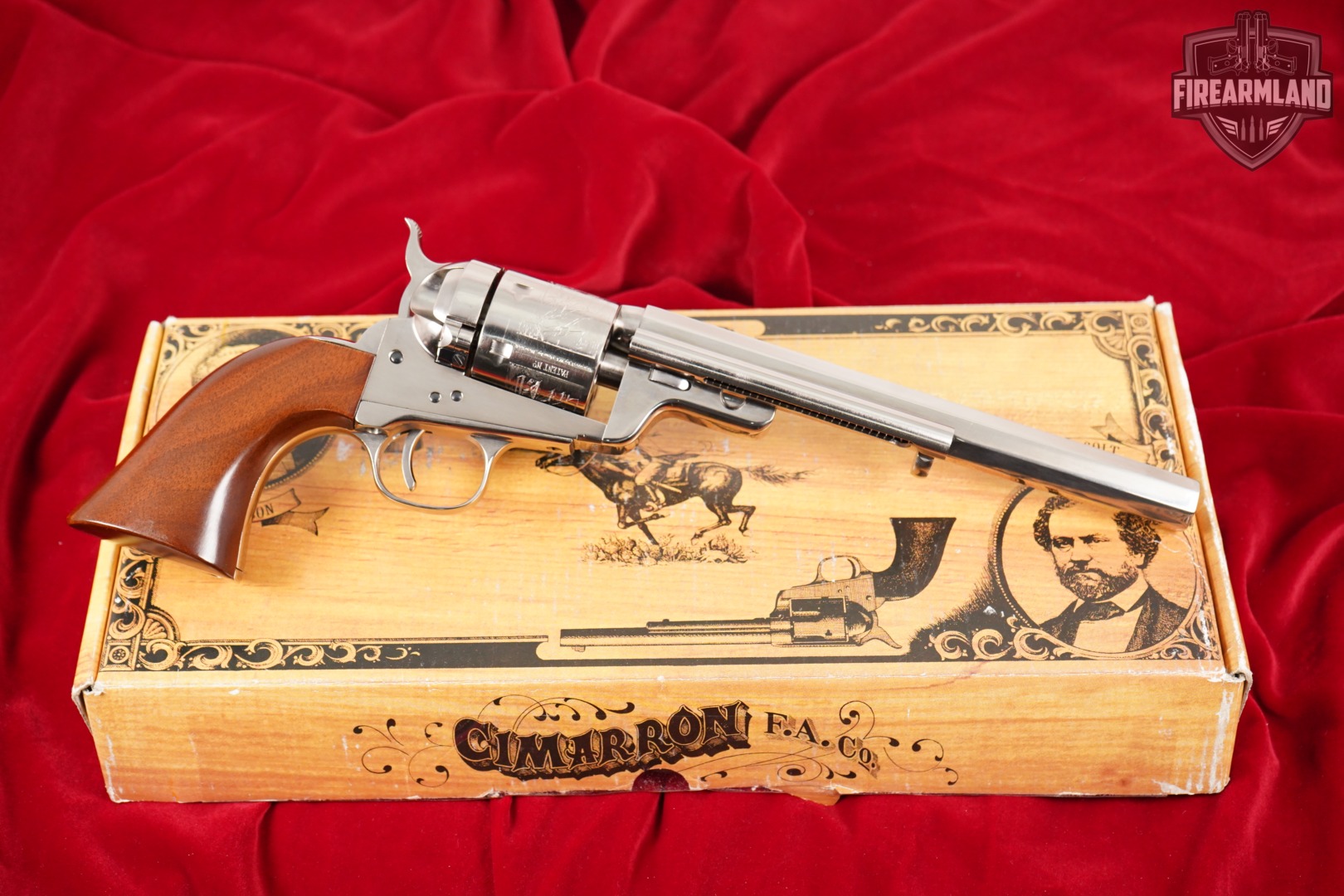 A Uberti 1851 Richards-Mason Navy Conversion 38 Special 7.5" +ORIG BOX-img-2
