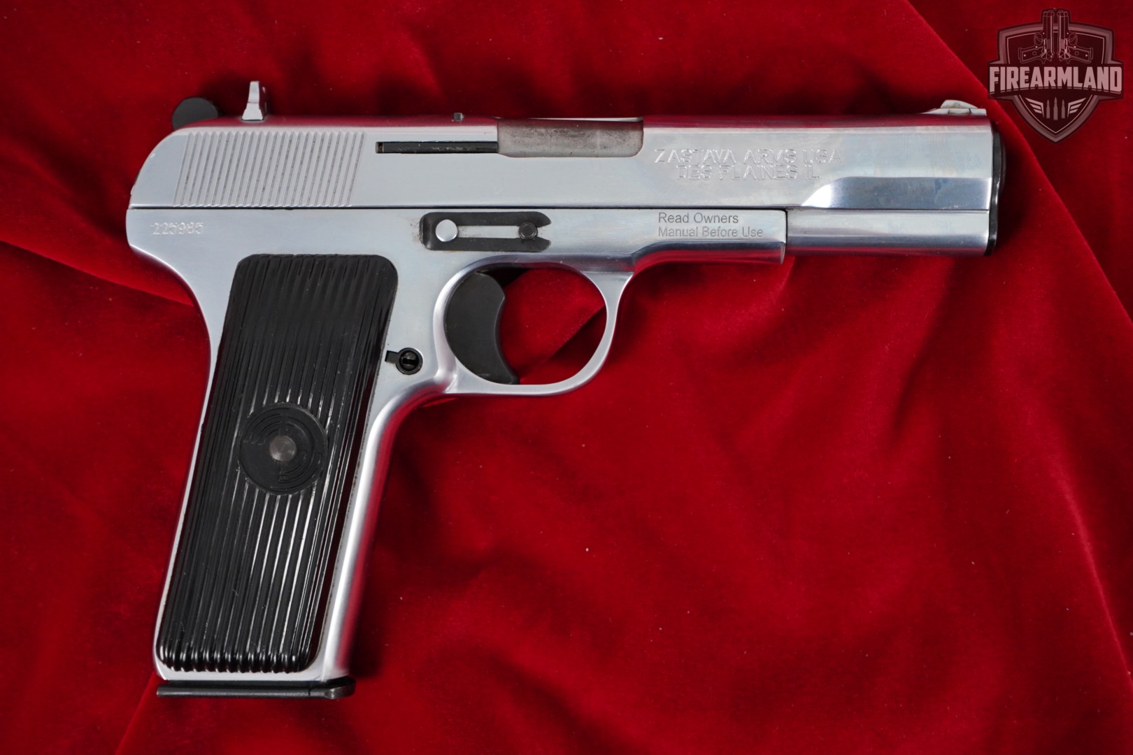 Zastava Arms M57A 7.62X25mm Tokarev Nickel M57-A TT-33 TT33 +2 MAGS, CASE-img-4