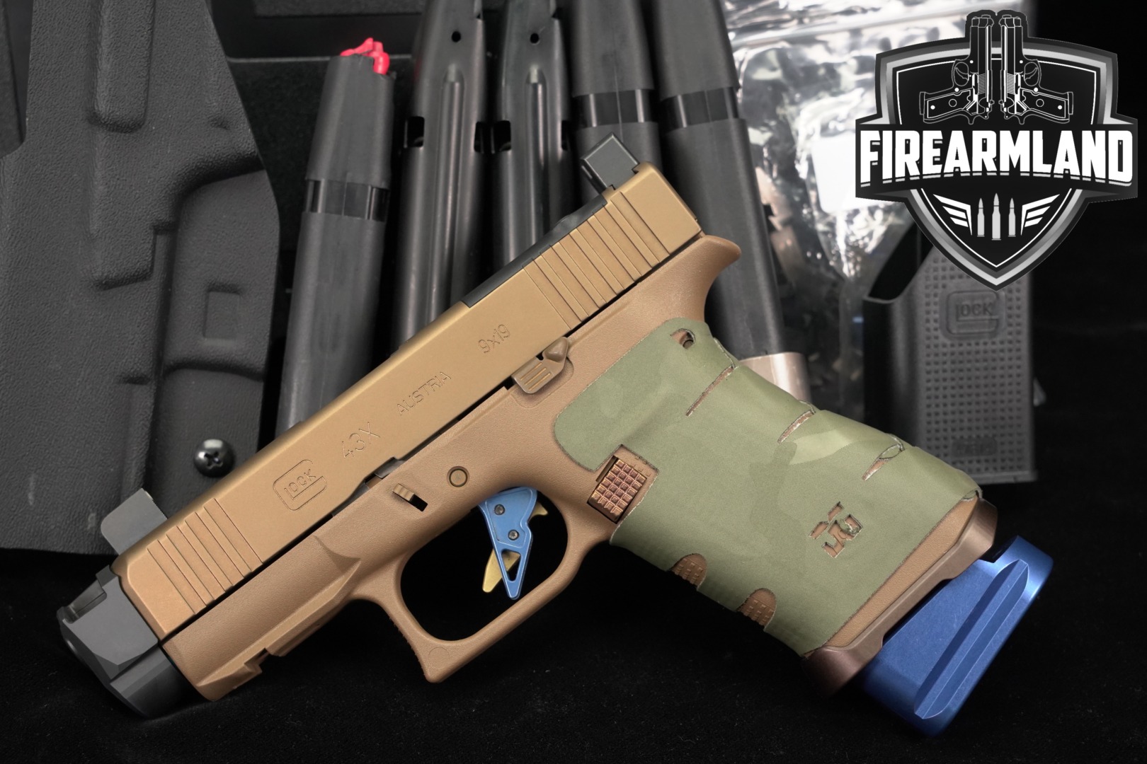 Glock G43X MOS 9mm Luger FDE in Very Good Condition Thumbnail
