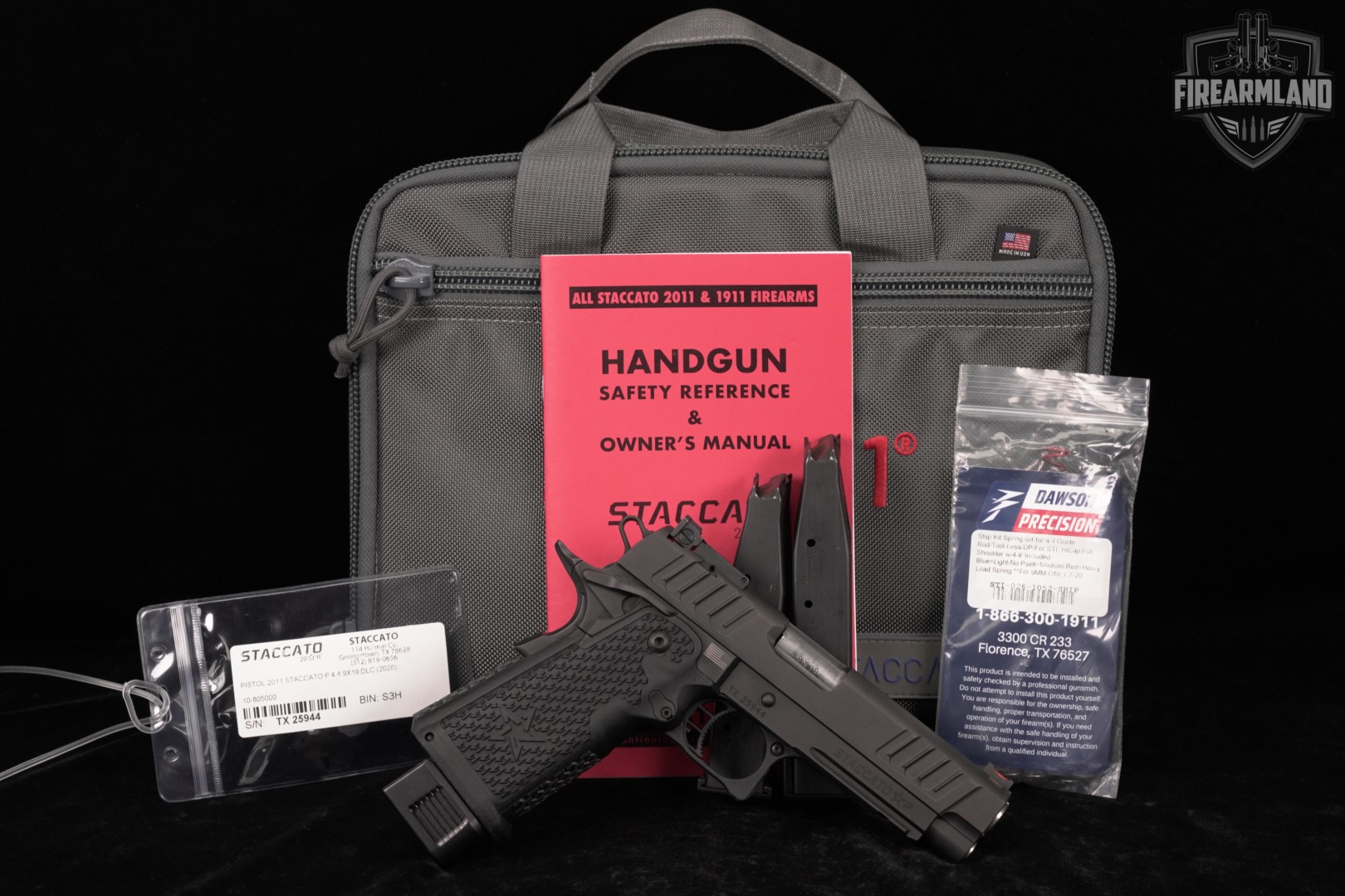 Staccato P 9mm Optics-Ready 4.4" STI 1911 2011 +3 MAGS & ORIG CASE-img-2