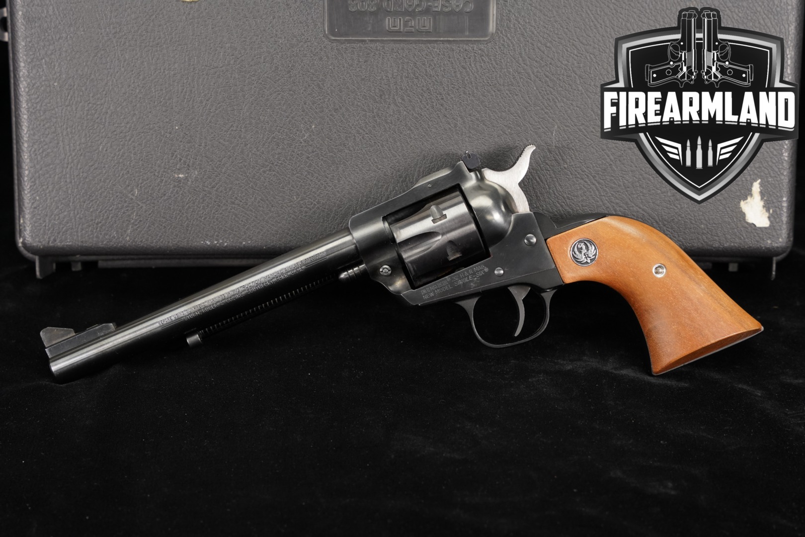 1987 Sturm Ruger New Model Single-Six SSM .32 H&R MAG Blued in Good Condition Thumbnail