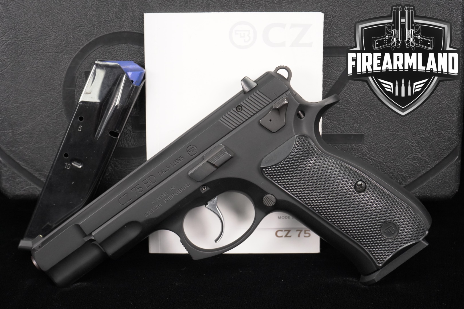 CZ CZ 75 BD 9mm Luger Black in Very Good Condition Thumbnail
