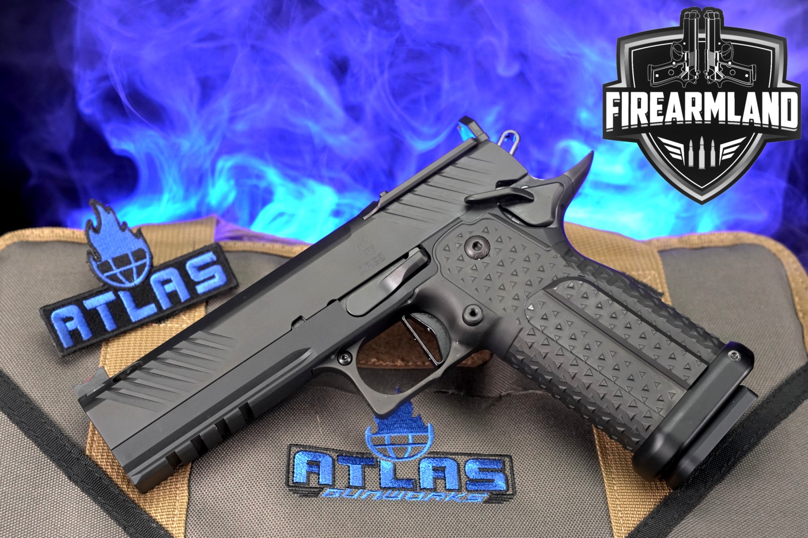 Atlas Gunworks Ares 9mm Luger Black in Very Good Condition Thumbnail
