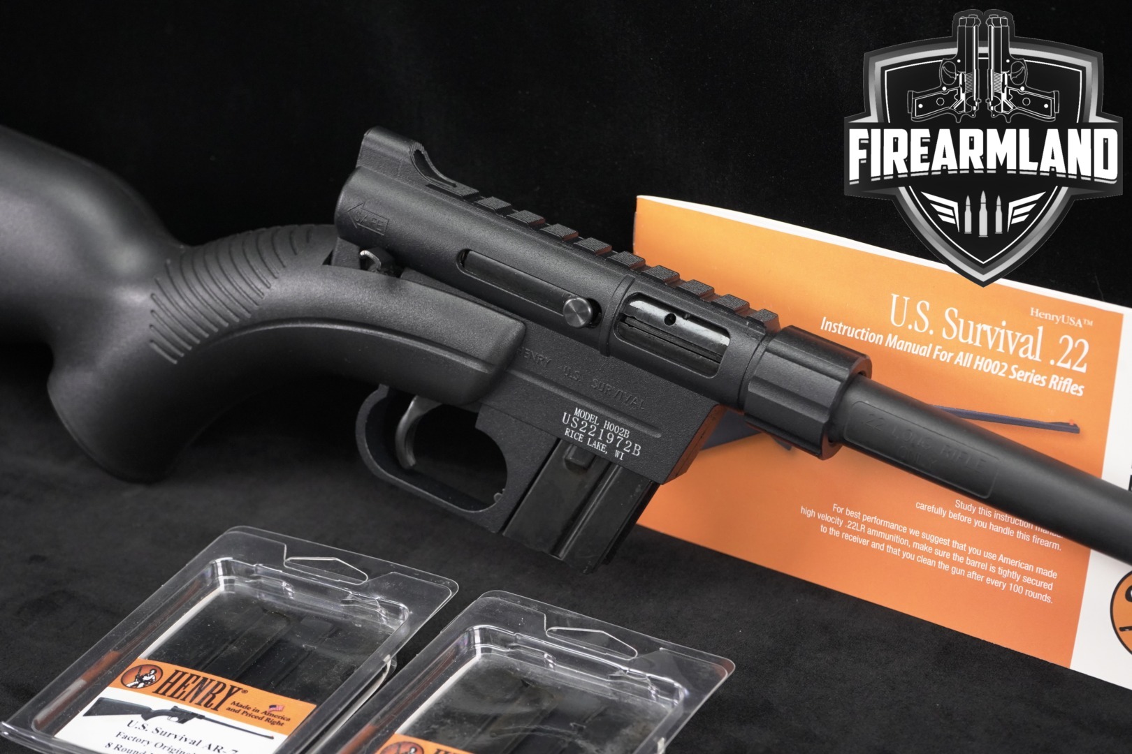 Henry Repeating Arms U.S. Survival AR-7 .22 LR Black in Excellent Condition Thumbnail