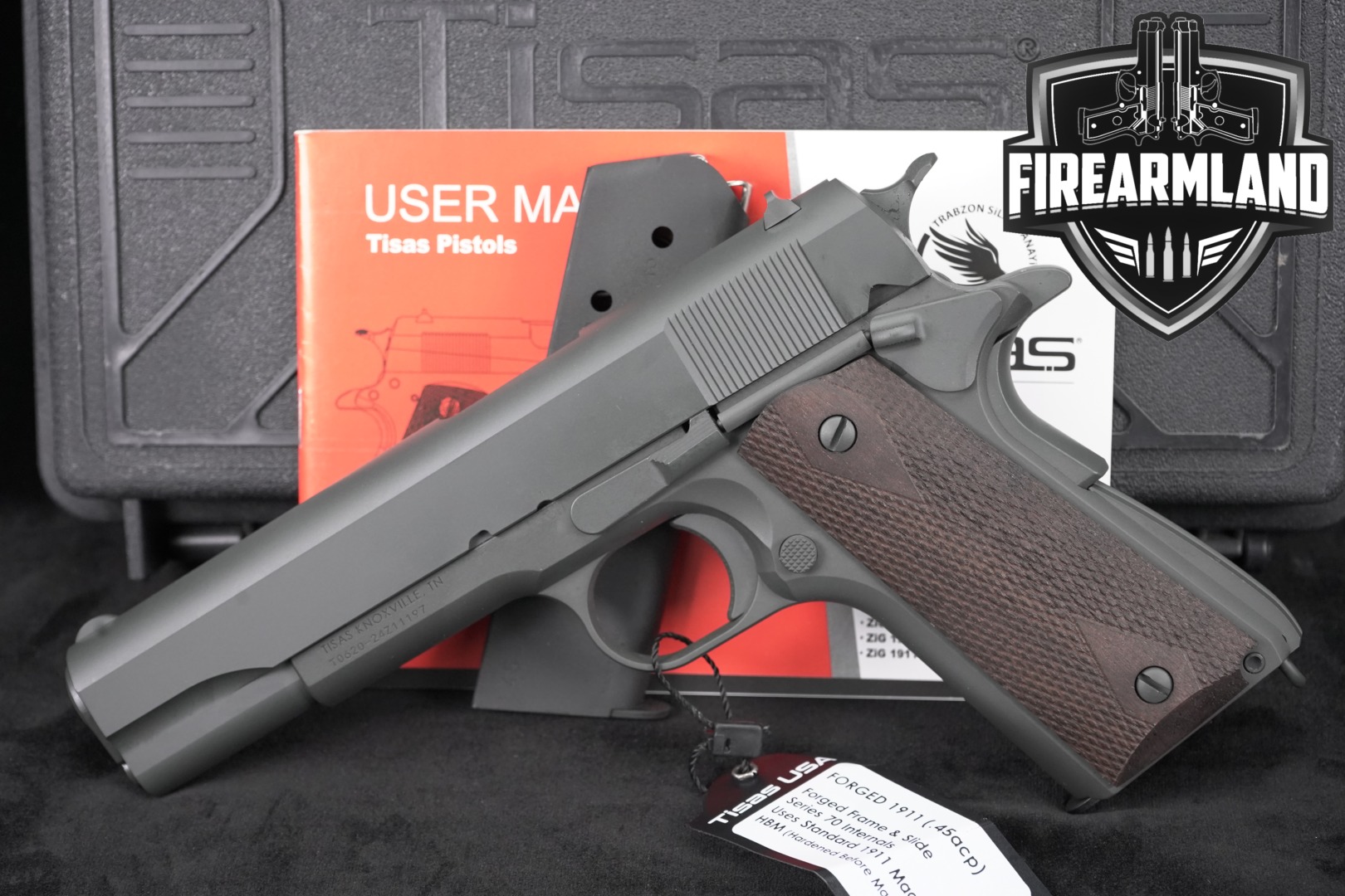 Tisas M1911 A1 Govt. GI, Series 70 .45 ACP Dark Gray in Excellent Condition Thumbnail