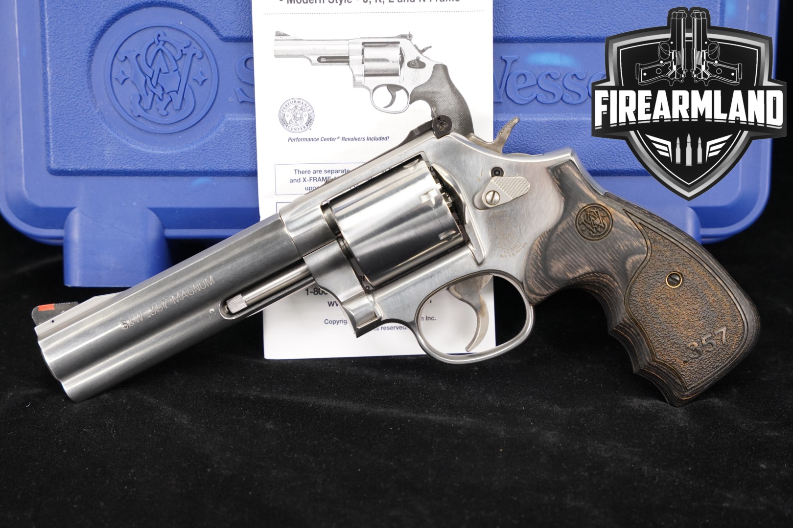 Smith & Wesson (S&W) Model 686-6 Plus .357 Mag. Satin Stainless in Very Good Condition Thumbnail