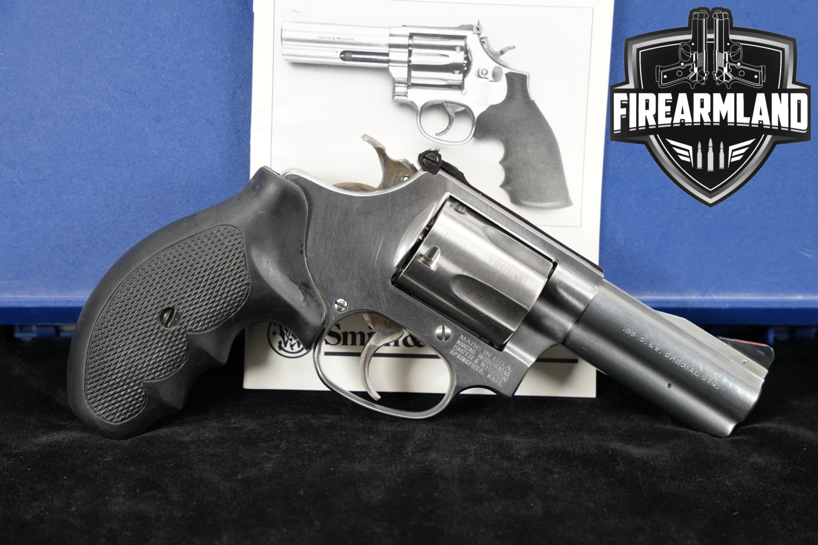 Smith & Wesson (S&W) Model 60-4 .38 Spl. Stainless in Very Good Condition Thumbnail