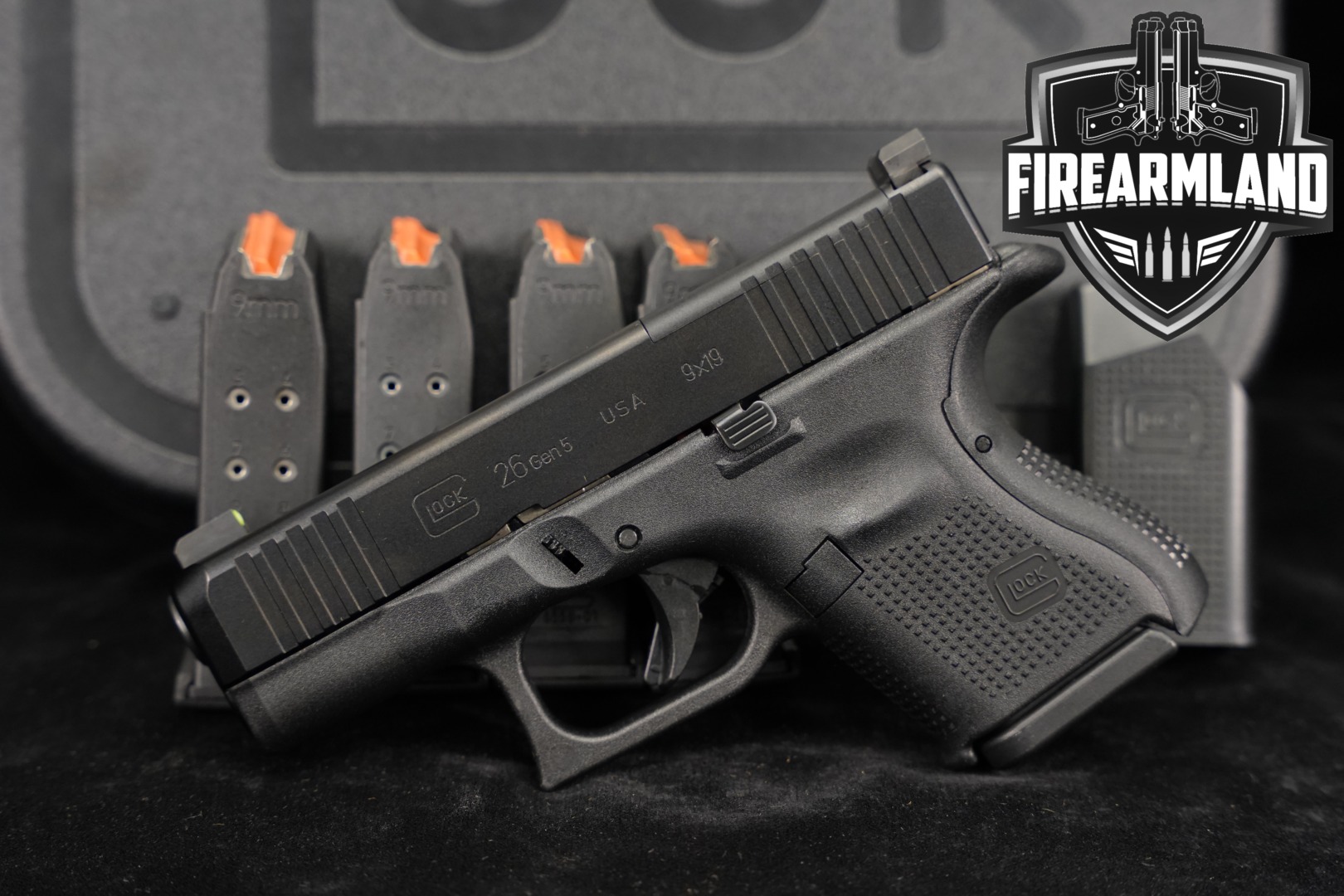 Glock 26 Gen5 MOS G26 Gen 5 9mm 3.43" +FIVE MAGS & ORIG CASE