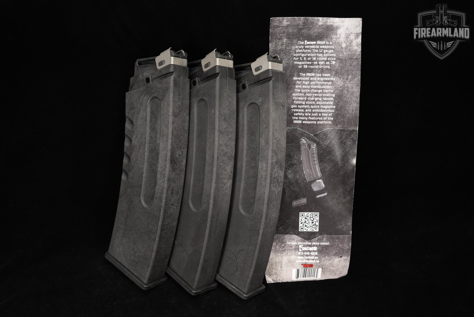 THREE (3) FosTecH Origin-12 10 Round Magazines Gauge Origin12 Mags-img-2