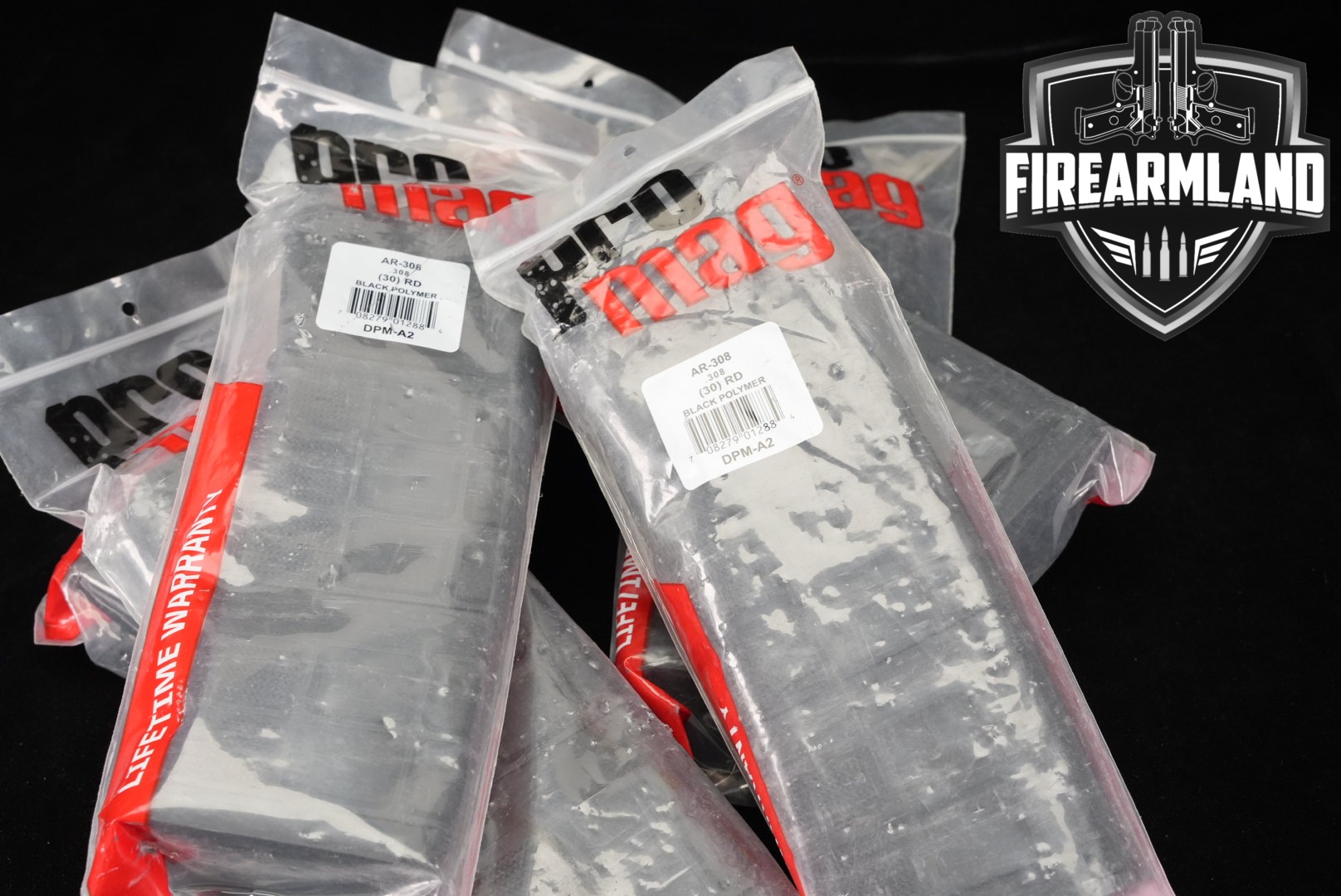 Pro Mag SIX (6) AR-308 AR10 30 Round Magazines .308 Win. in Excellent Condition Thumbnail