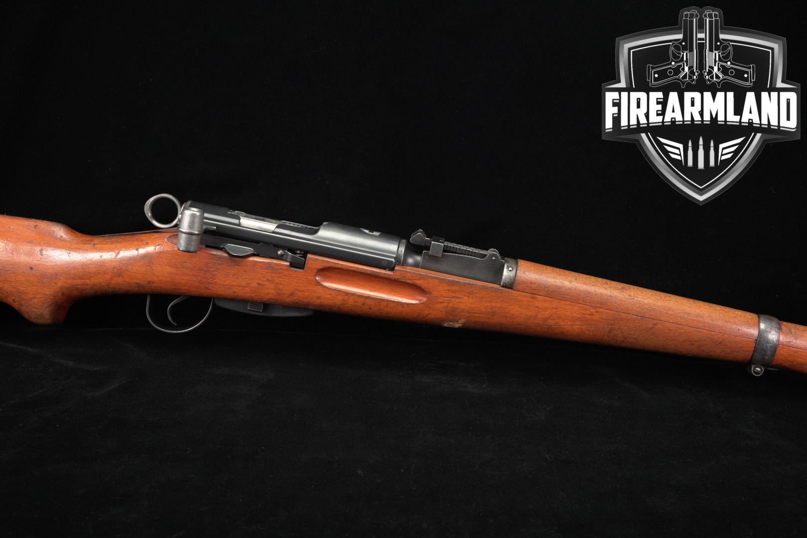 1945 Waffenfabrik Bern (W+F Bern) Karabiner Modell 1931 7.5x55mm Swiss Blued & Hardwood in Good Condition Thumbnail
