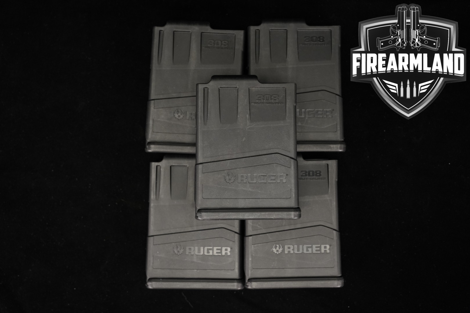 Sturm Ruger FIVE (5) AI Style 5 Round Magazines .308 Win. in Excellent Condition Thumbnail