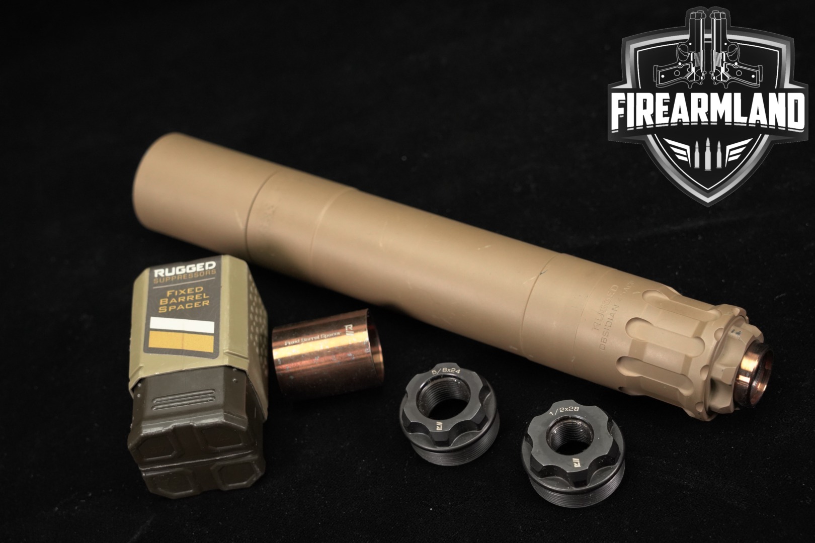 Rugged Suppressors Obsidian .45 .45 in Very Good Condition Thumbnail