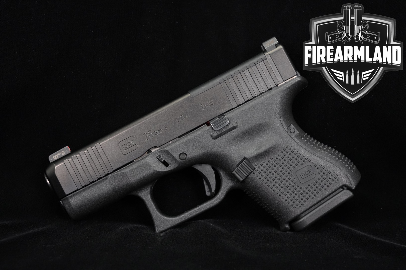 Glock G26 Gen5 MOS 9mm Luger Black in Excellent Condition Thumbnail