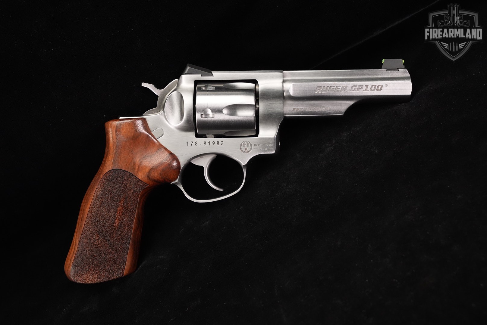 Ruger GP100 Match Champion 357 Magnum Satin Stainless GP-100 +ORIG CASE-img-3