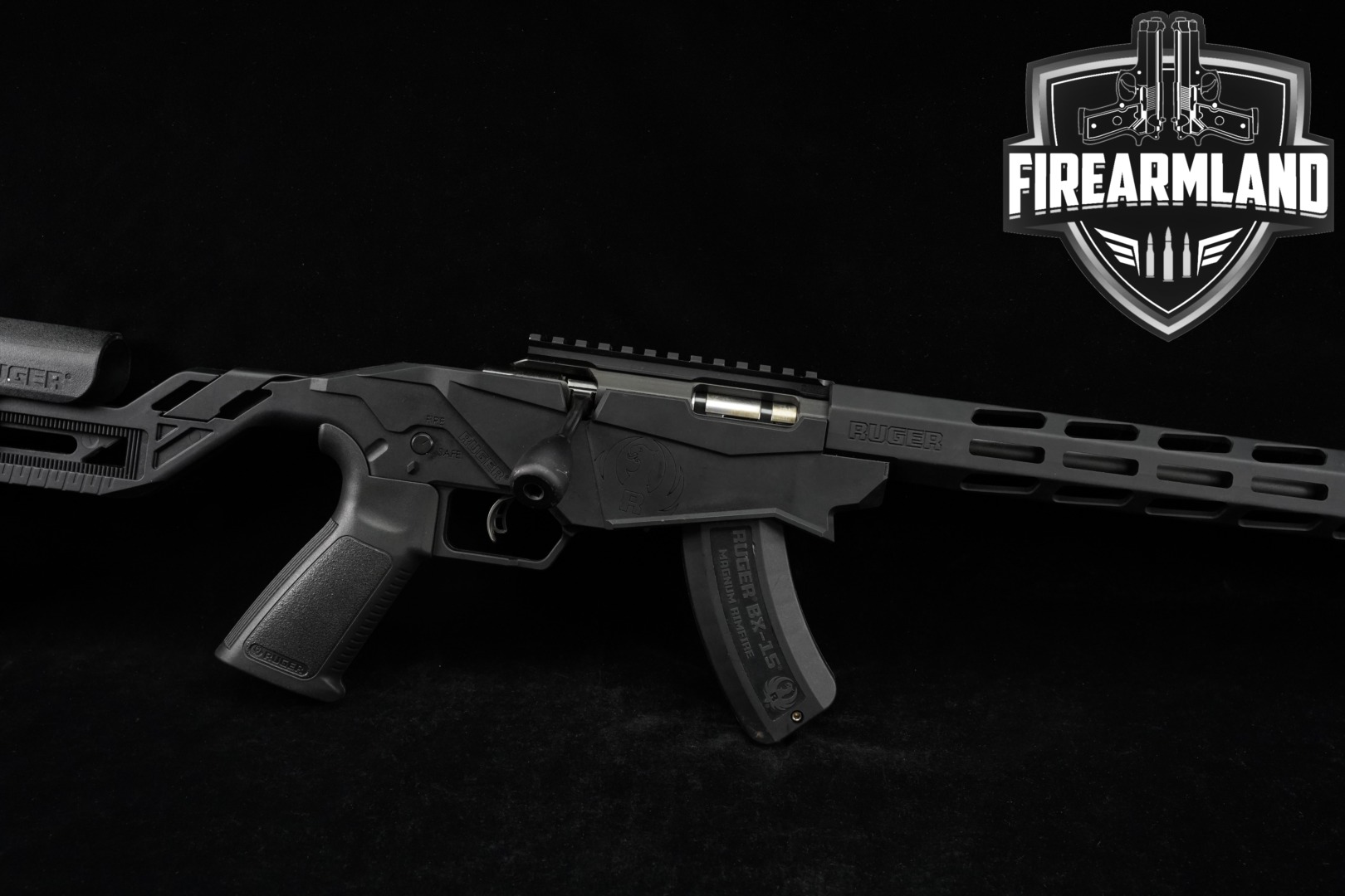 2019 Sturm Ruger Ruger Precision Rimfire .17 HMR Black in Good Condition Thumbnail