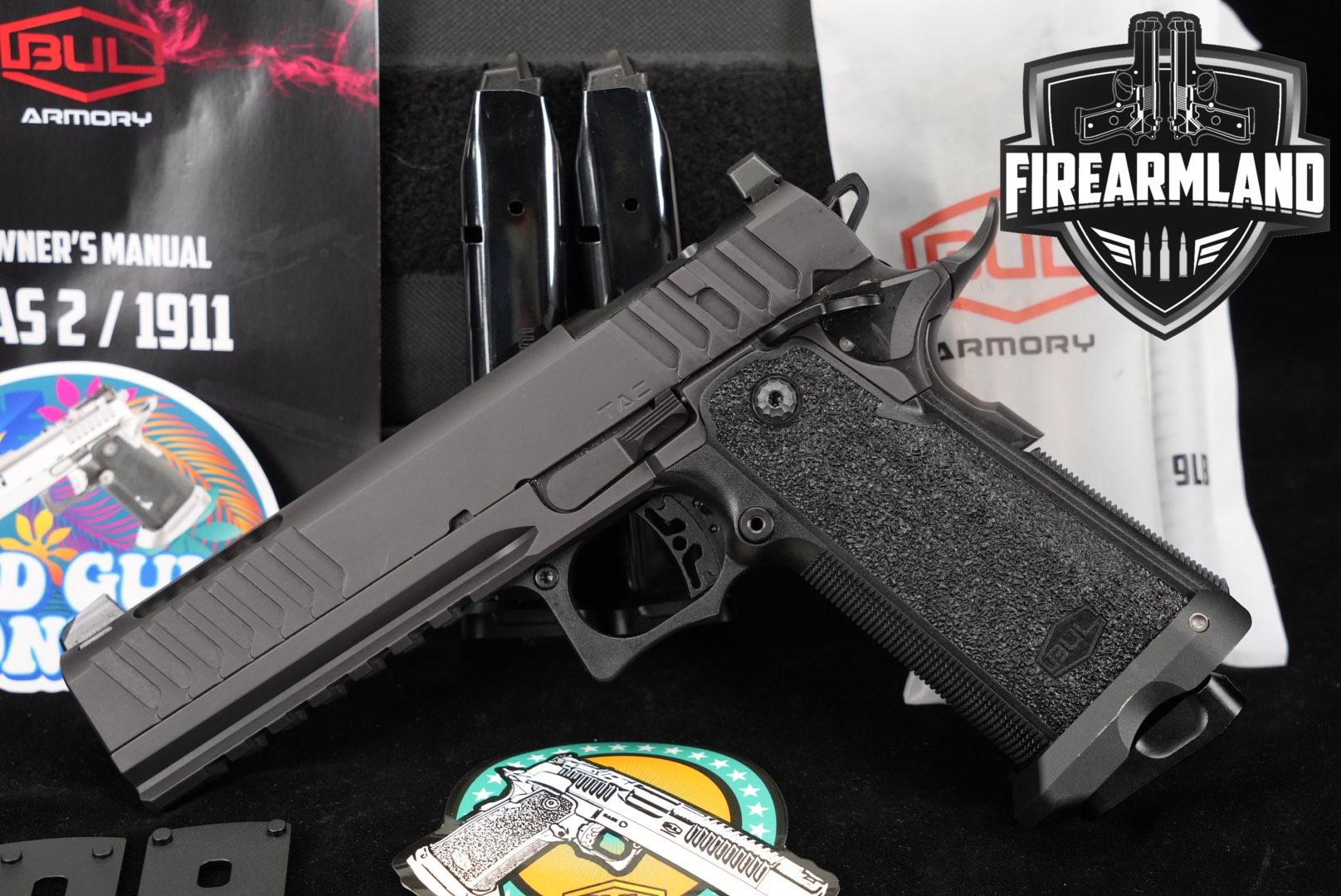 BUL Armory SAS II TAC Pro 9mm Luger Black in Excellent Condition Thumbnail
