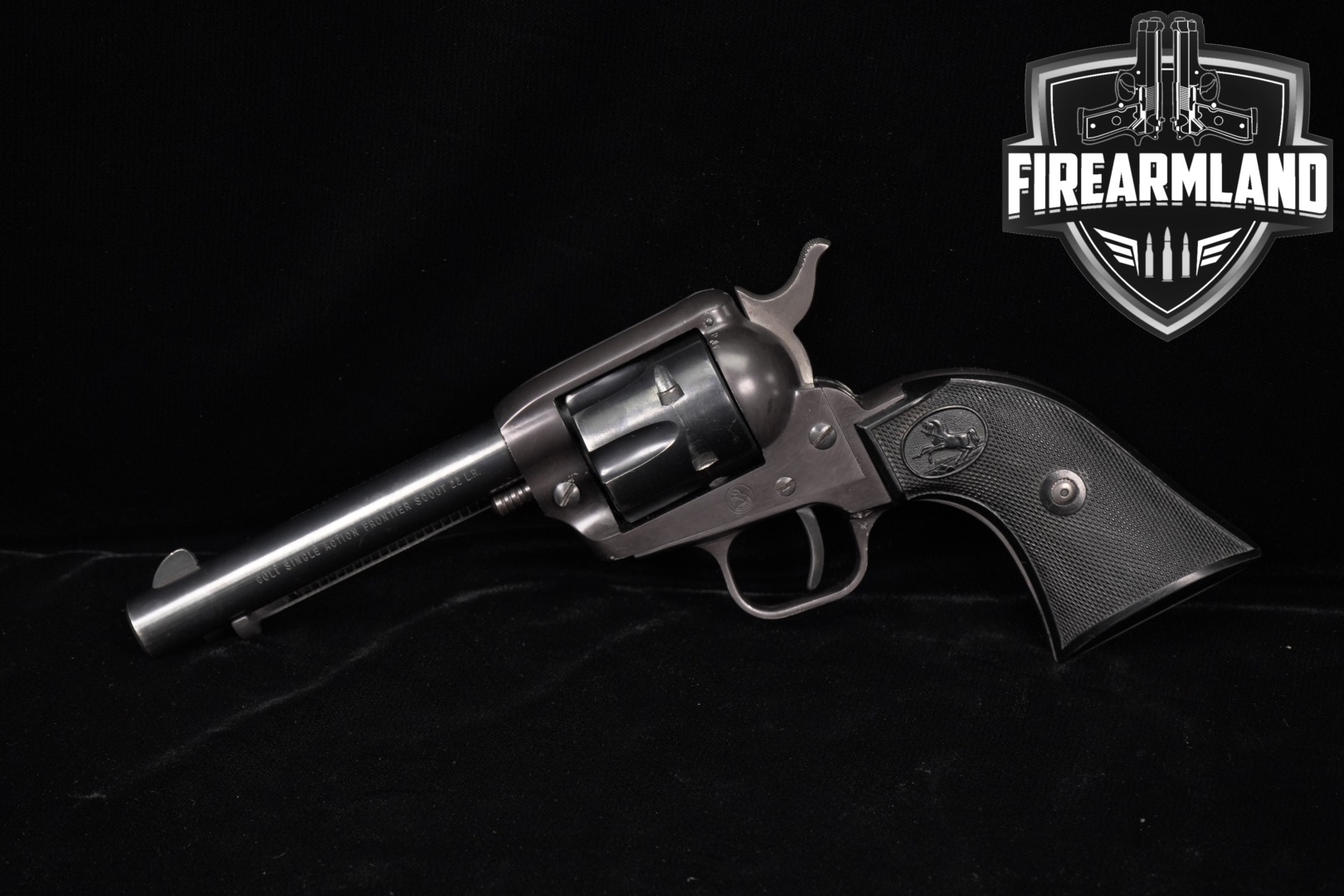 1960 Colt Frontier Scout F-Series .22 LR Two-Tone Blued & Silver in Fair Condition Thumbnail