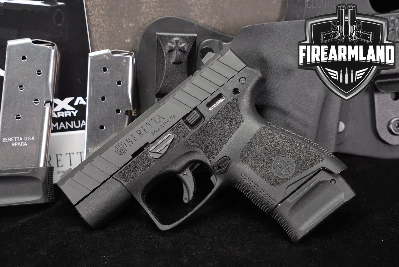 Beretta APX A1 Carry 9mm Optics-Ready 3.1" APXA1 +3 MAGS, ORIG BOX, HOLSTER-img-0