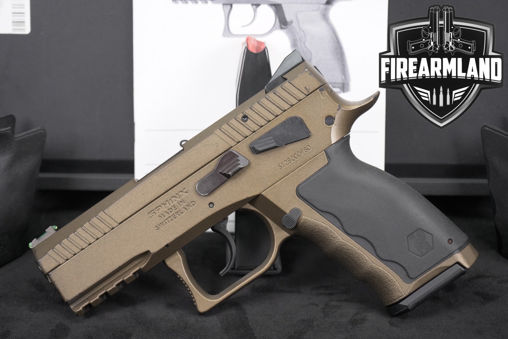 Sphinx Systems SDP Compact 9mm Luger Two-Tone Tan in Good Condition Thumbnail