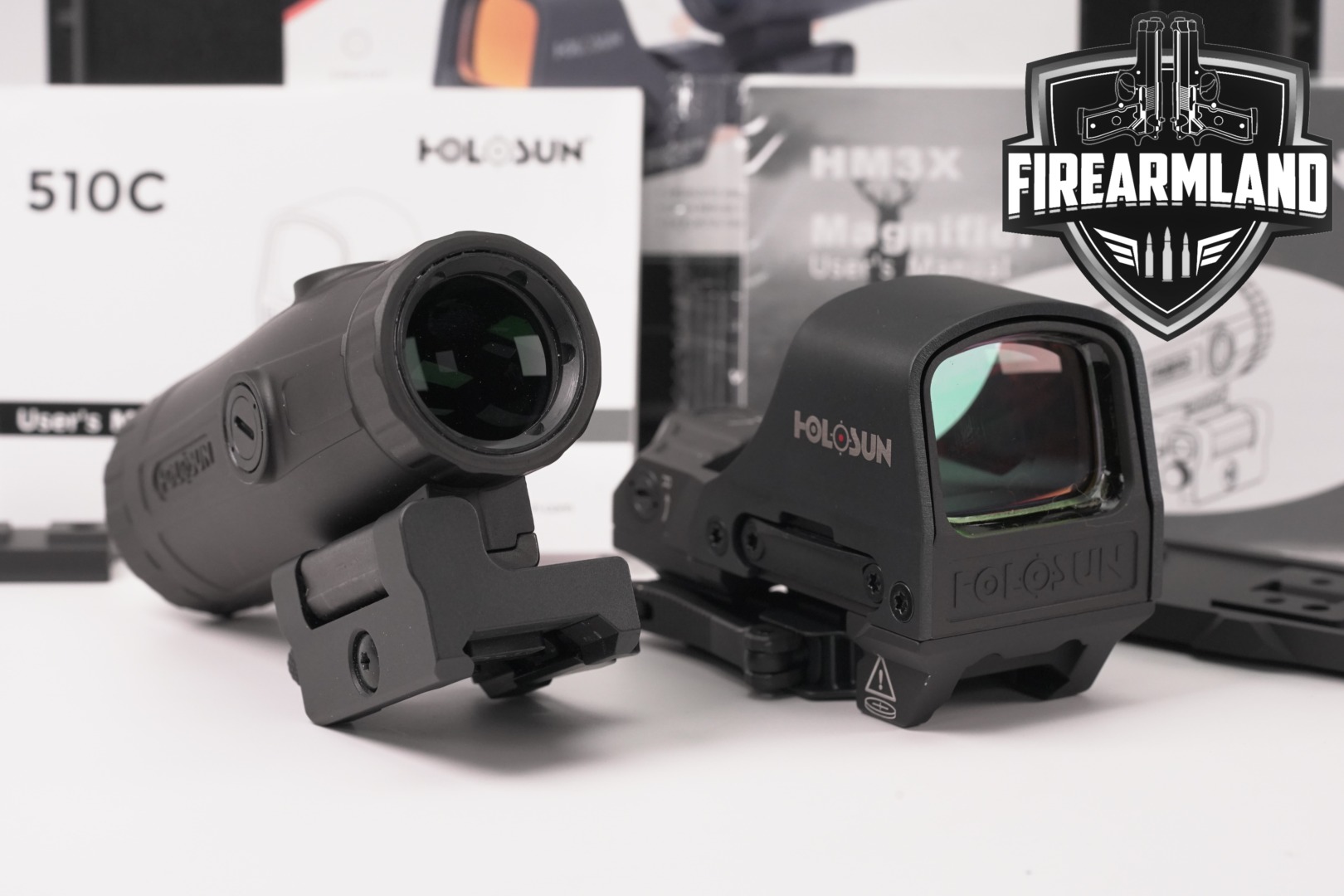 Holosun HS510C & HM3X Combo in Excellent Condition Thumbnail