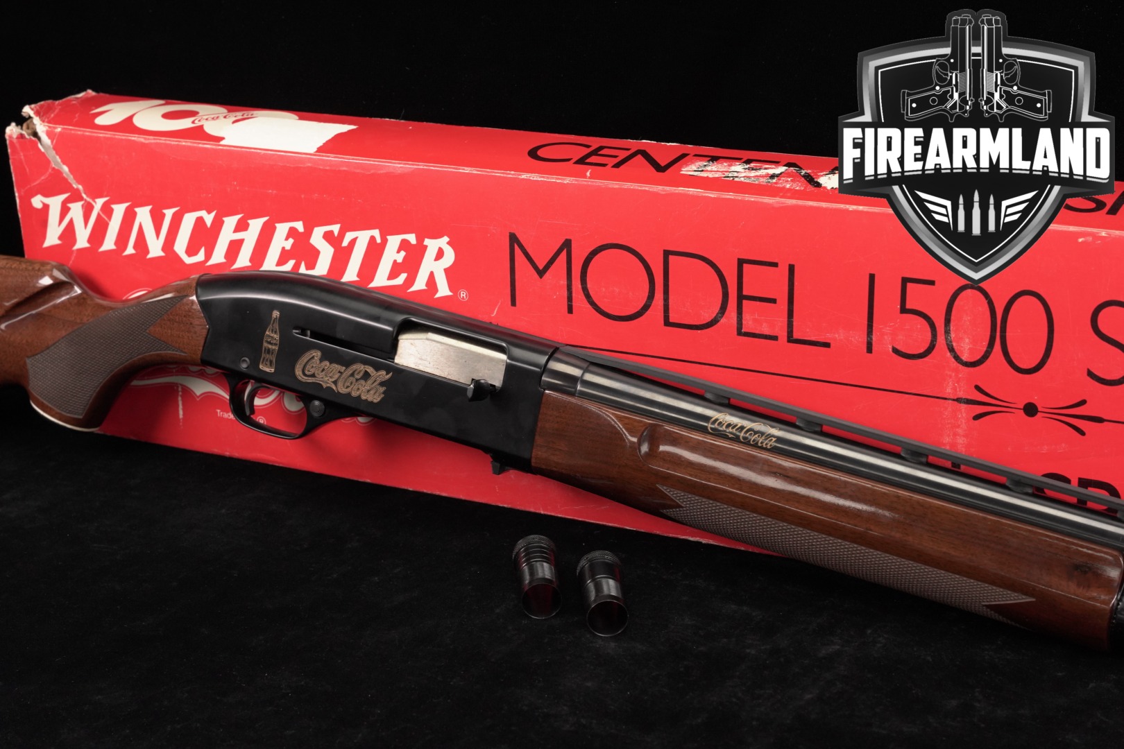 LIMITED 1986 Winchester Model 1500 XTR COCA-COLA CENTENNIAL 12-Gauge M1500-img-0