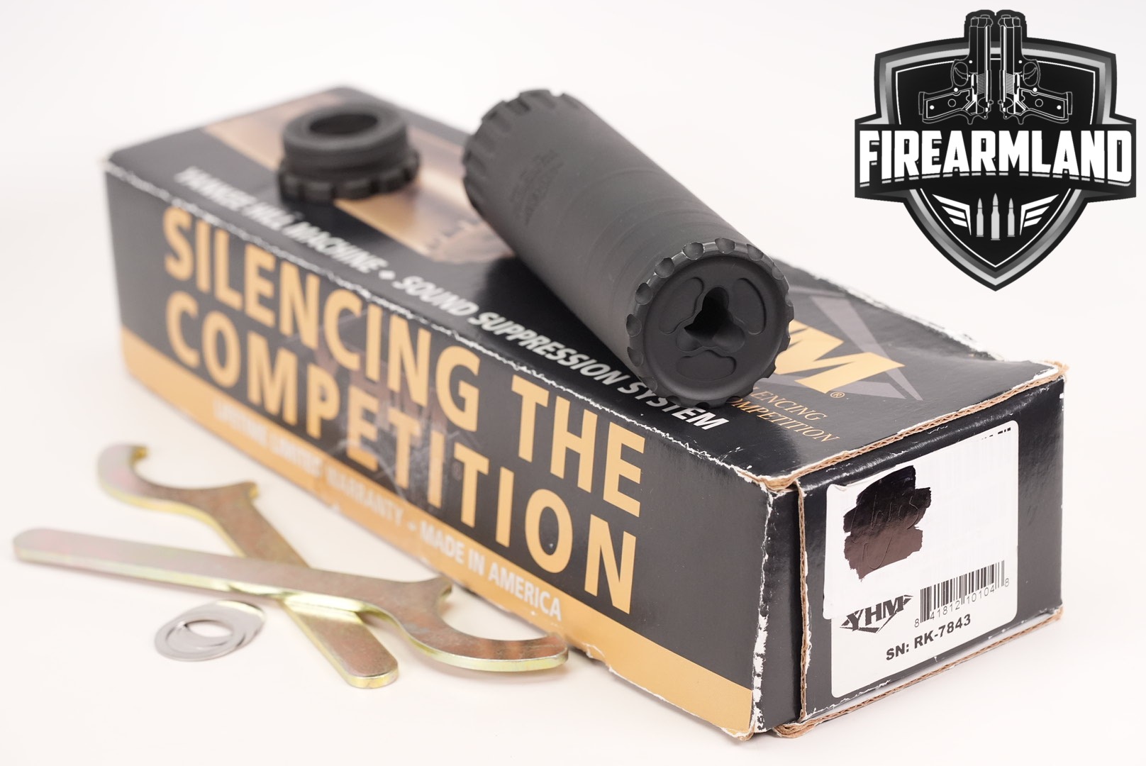 Yankee Hill Machine Resonator K .30 caliber 5.3" Suppressor Silencer +BOX-img-0