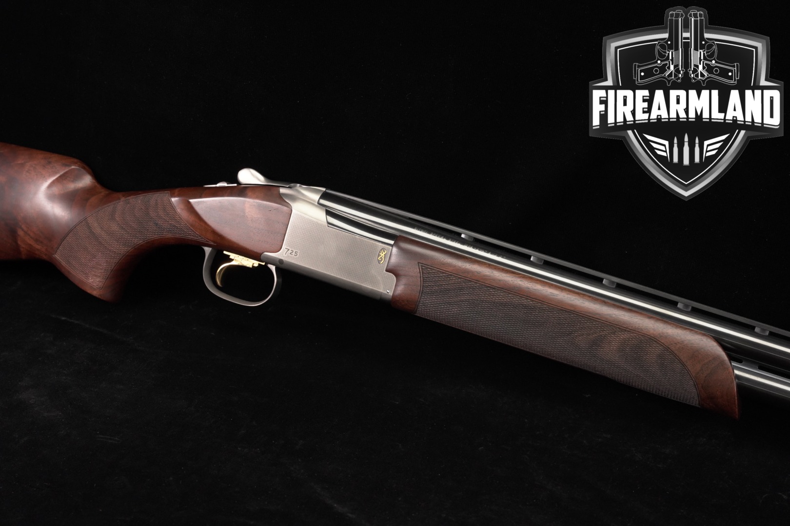 DESIRED Browning Citori 725 Sporting 12-Gauge Two-Tone Nickel & Blued O/U-img-0