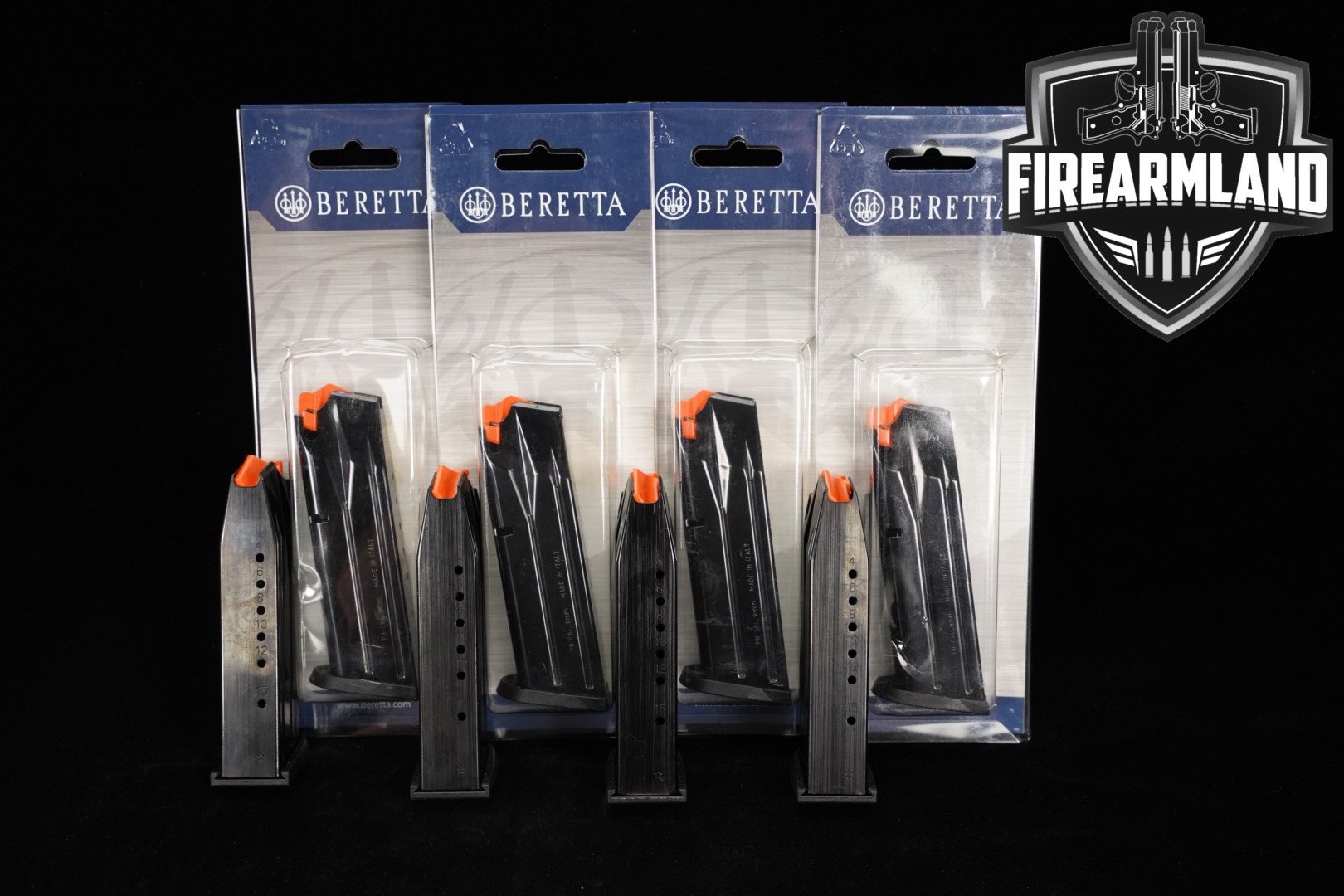 Beretta EIGHT (8) Px4 Compact 15-Round Magazines 9mm Luger in Like-New Condition Thumbnail