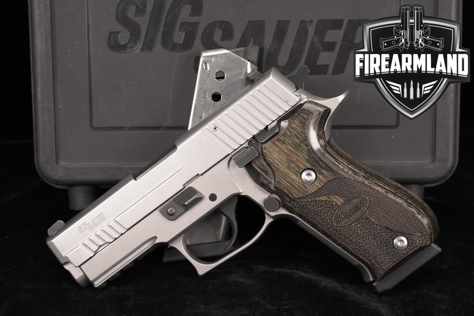 Sig Sauer P220 Carry Elite Stainless 45 ACP 3.9" P 220 +2 MAGS & ORIG CASE-img-0