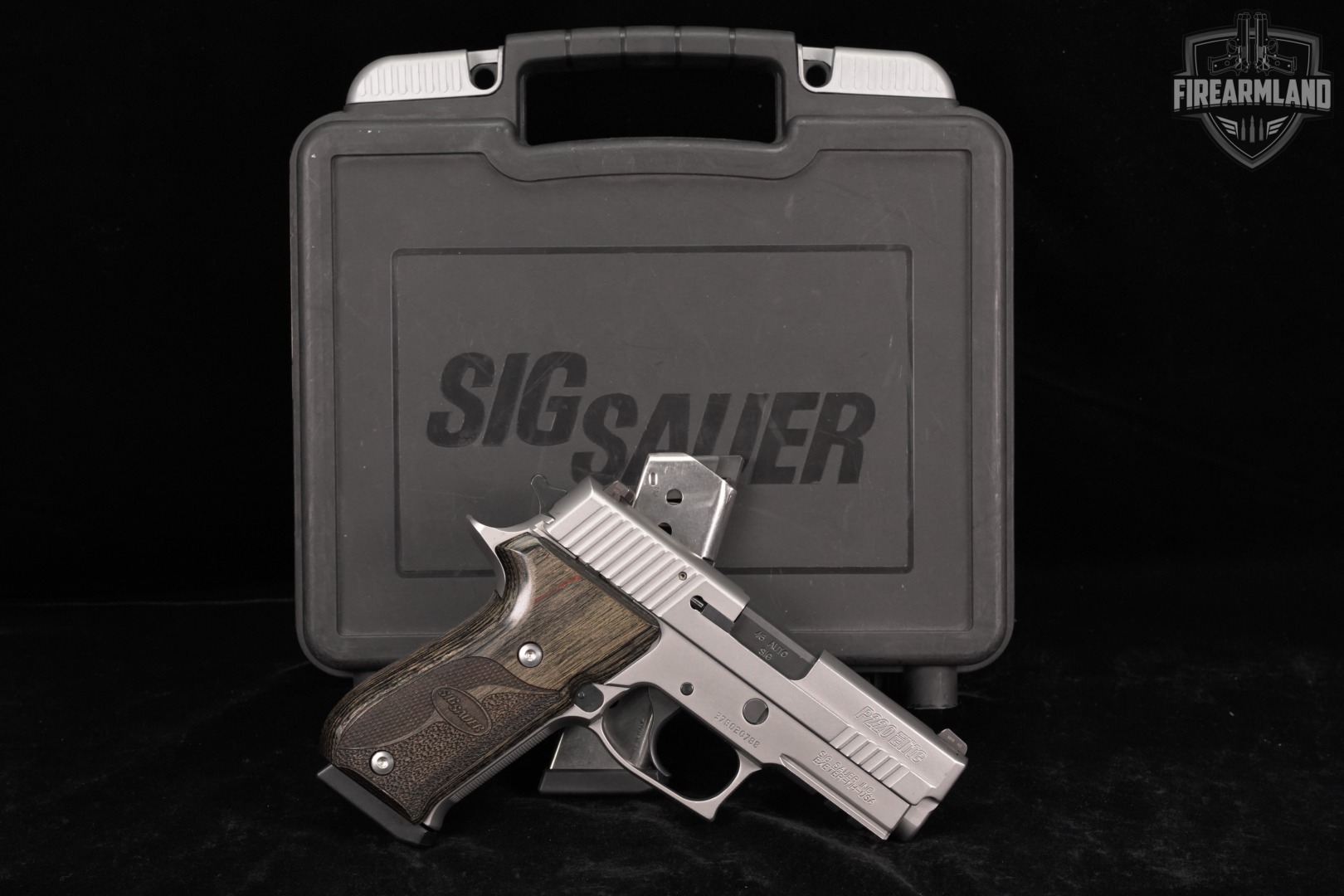 Sig Sauer P220 Carry Elite Stainless 45 ACP 3.9" P 220 +2 MAGS & ORIG CASE-img-2