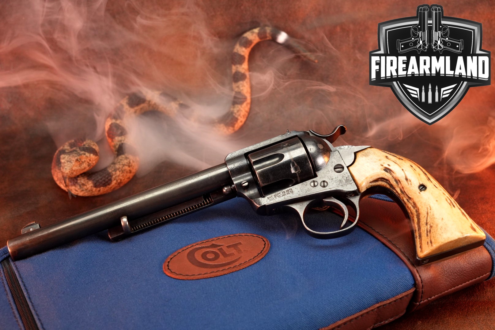 1899 Colt Bisley Model Flat Top Target, First Generation .38 Colt Blued in Good Condition Thumbnail