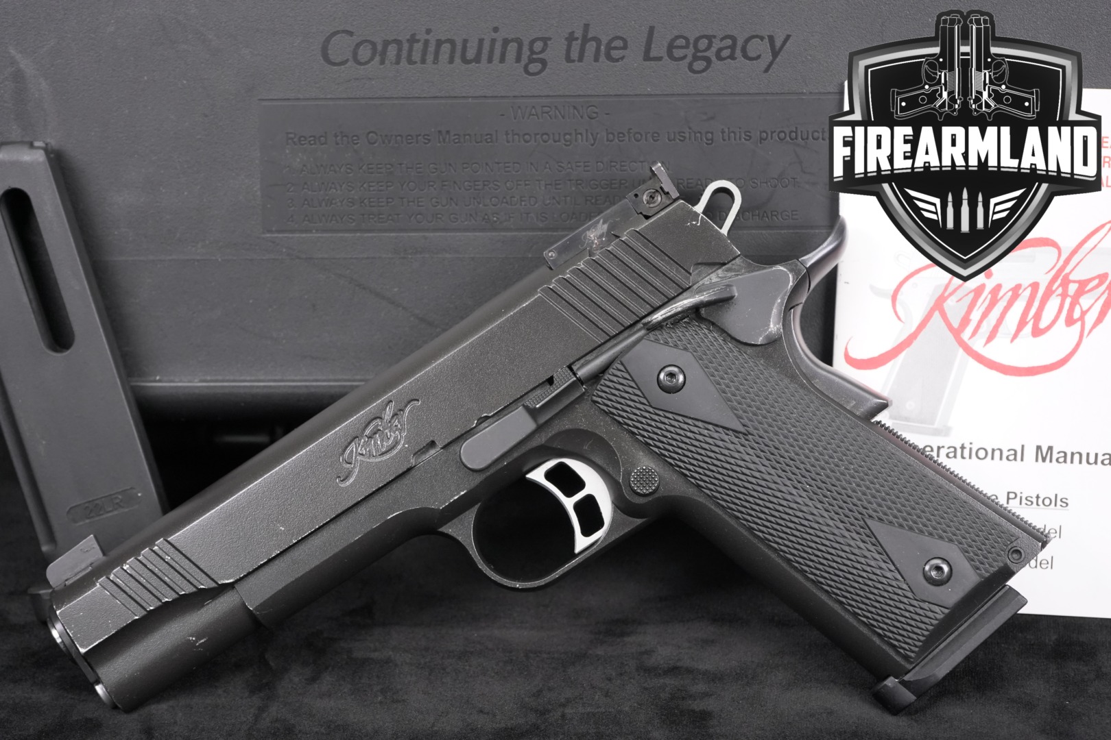 Kimber Rimfire Target .22 LR Black in Good Condition Thumbnail