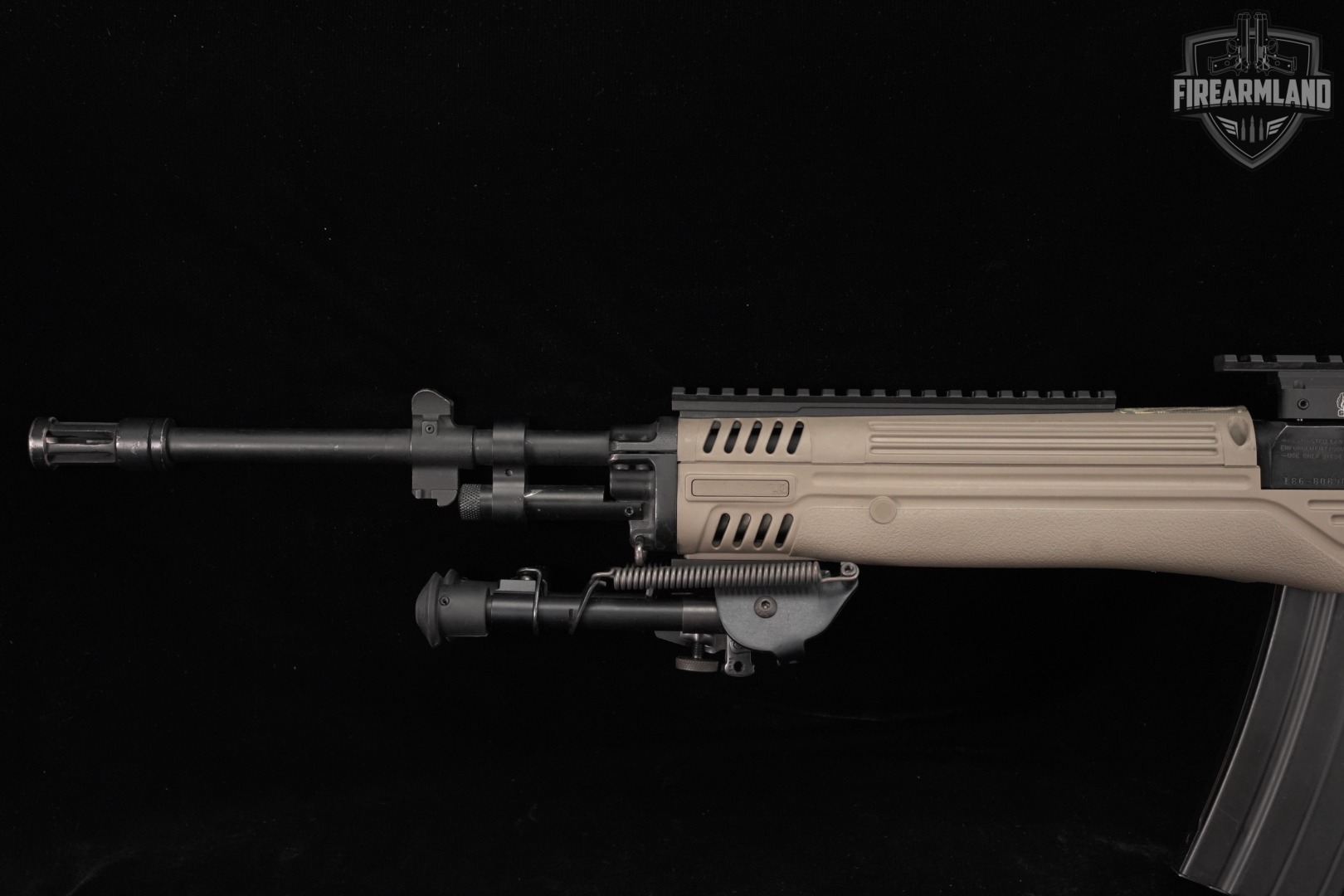 1998 Ruger Mini-14 186-Series; LE / GOVT 18" Tan Mini14 ATI CHASSIS +BIPOD-img-7