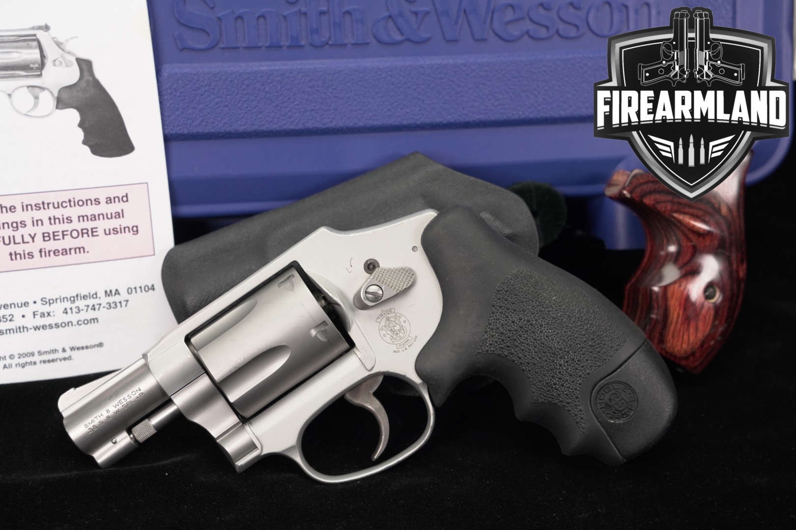 Smith & Wesson (S&W) Model 642 LadySmith; 642-2 .38 Special +P Satin Stainless in Good Condition Thumbnail