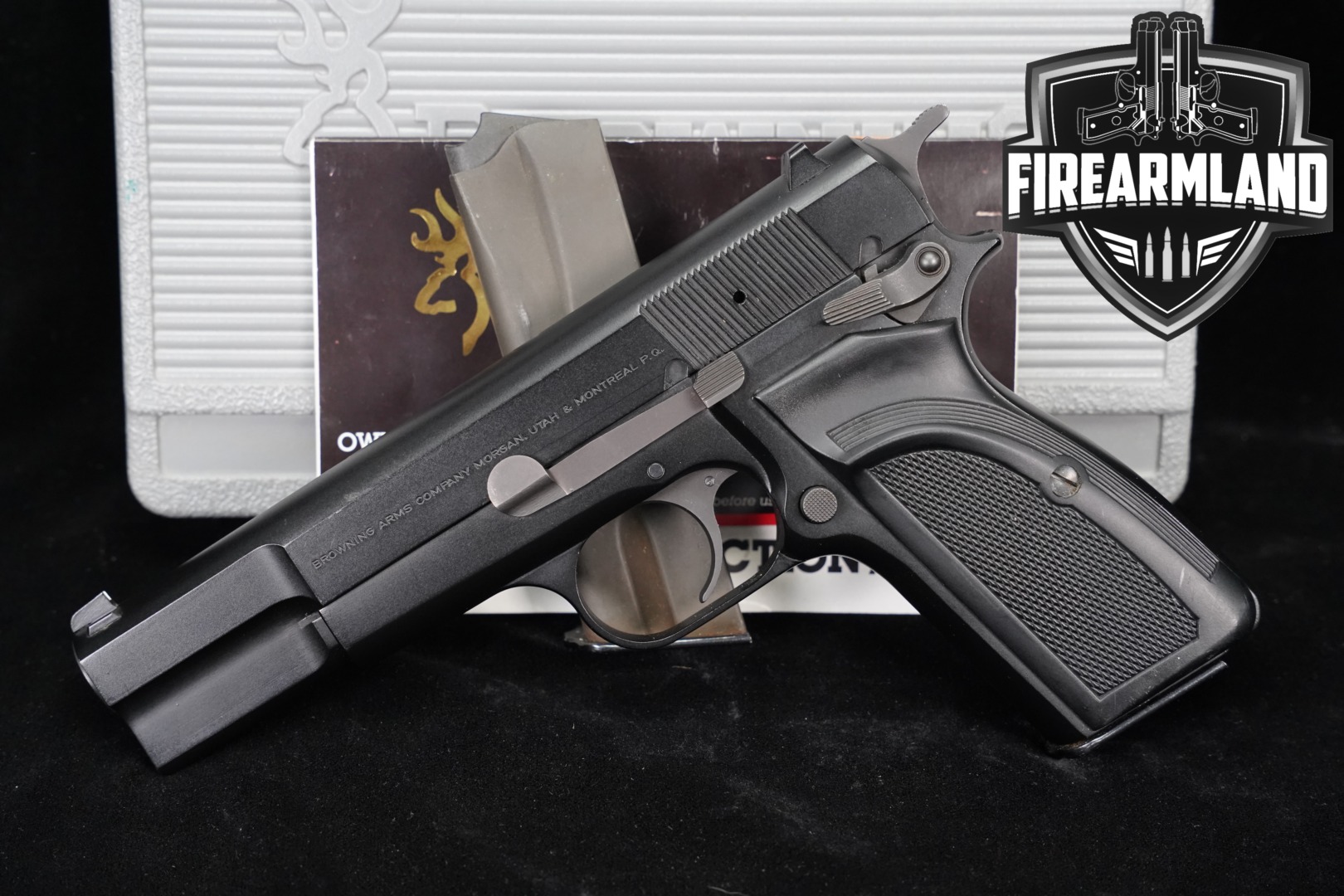 1993 FN Herstal (FNH) Hi-Power Mk III 9mm Luger Black in Very Good Condition Thumbnail