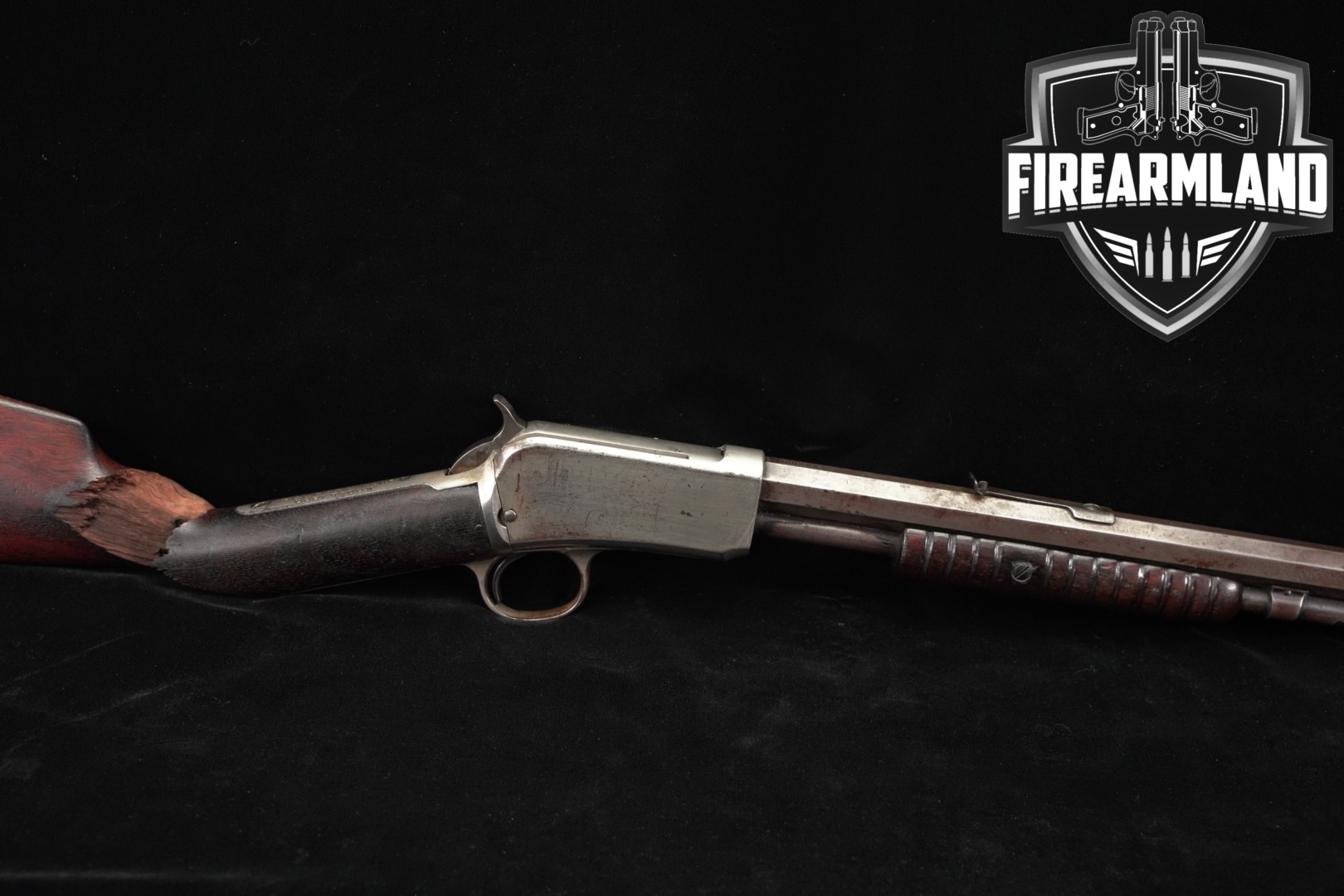 1905 Winchester Repeating Arms Model 1890 Second Model Takedown .22 Short Blued & Walnut in Poor Condition Thumbnail