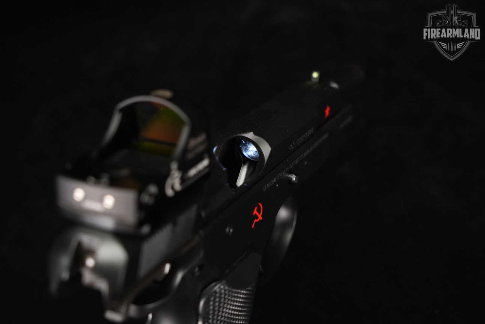 LIMITED CZ 75 B COLD WAR Commemorative CZ75 +2 MAGS, OG CASE, BURRIS OPTICS-img-10