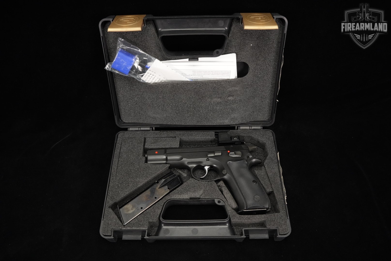 LIMITED CZ 75 B COLD WAR Commemorative CZ75 +2 MAGS, OG CASE, BURRIS OPTICS-img-14