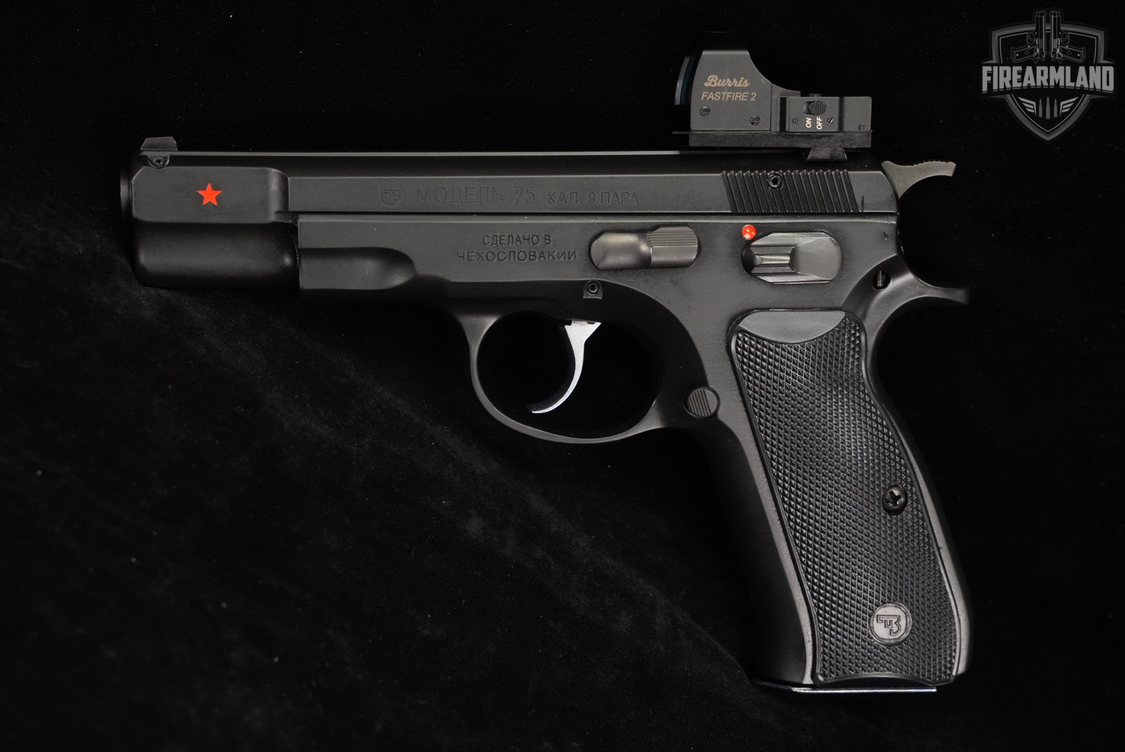 LIMITED CZ 75 B COLD WAR Commemorative CZ75 +2 MAGS, OG CASE, BURRIS OPTICS-img-3